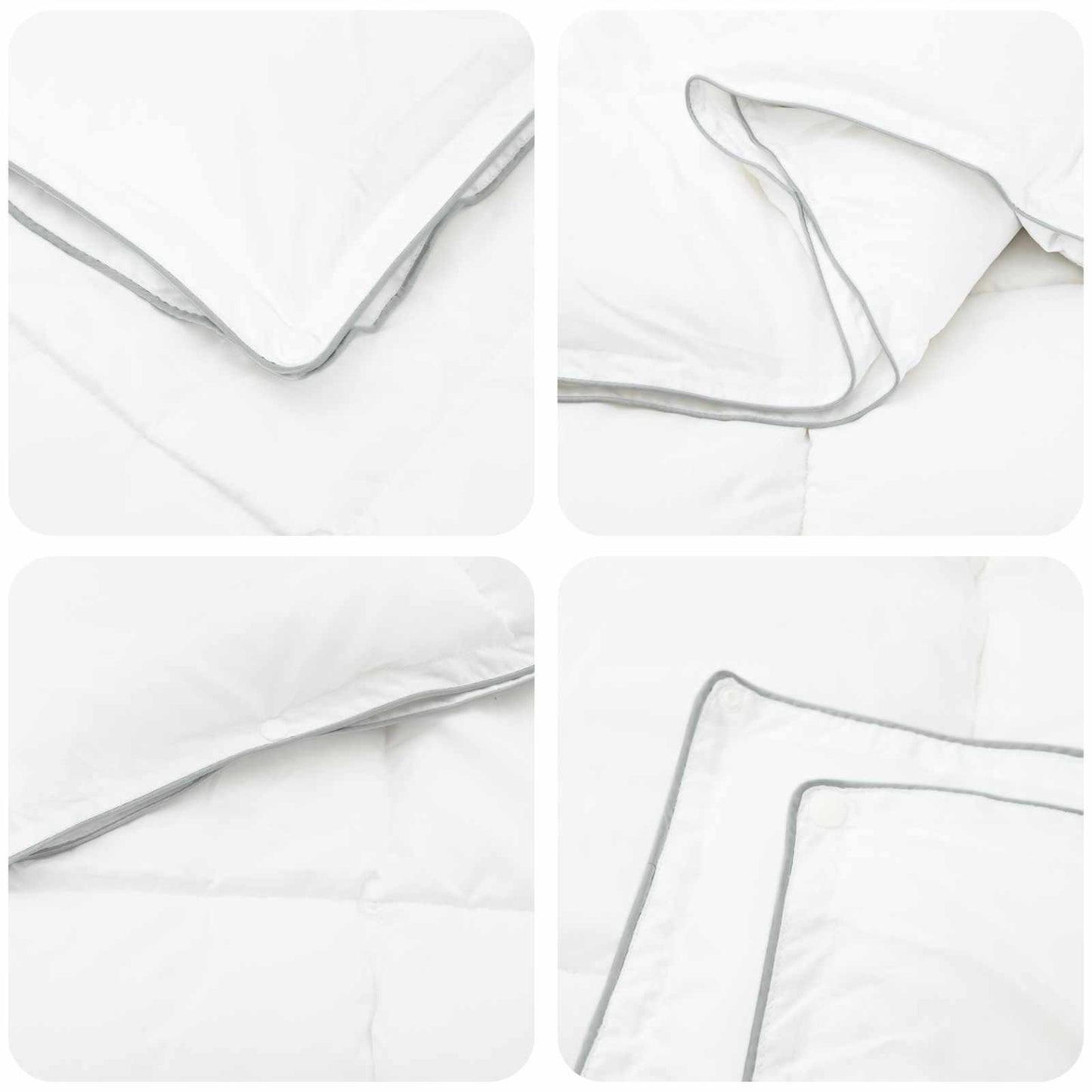 Full Year Duvet White 200 x 240 cm Bamboo Fiber