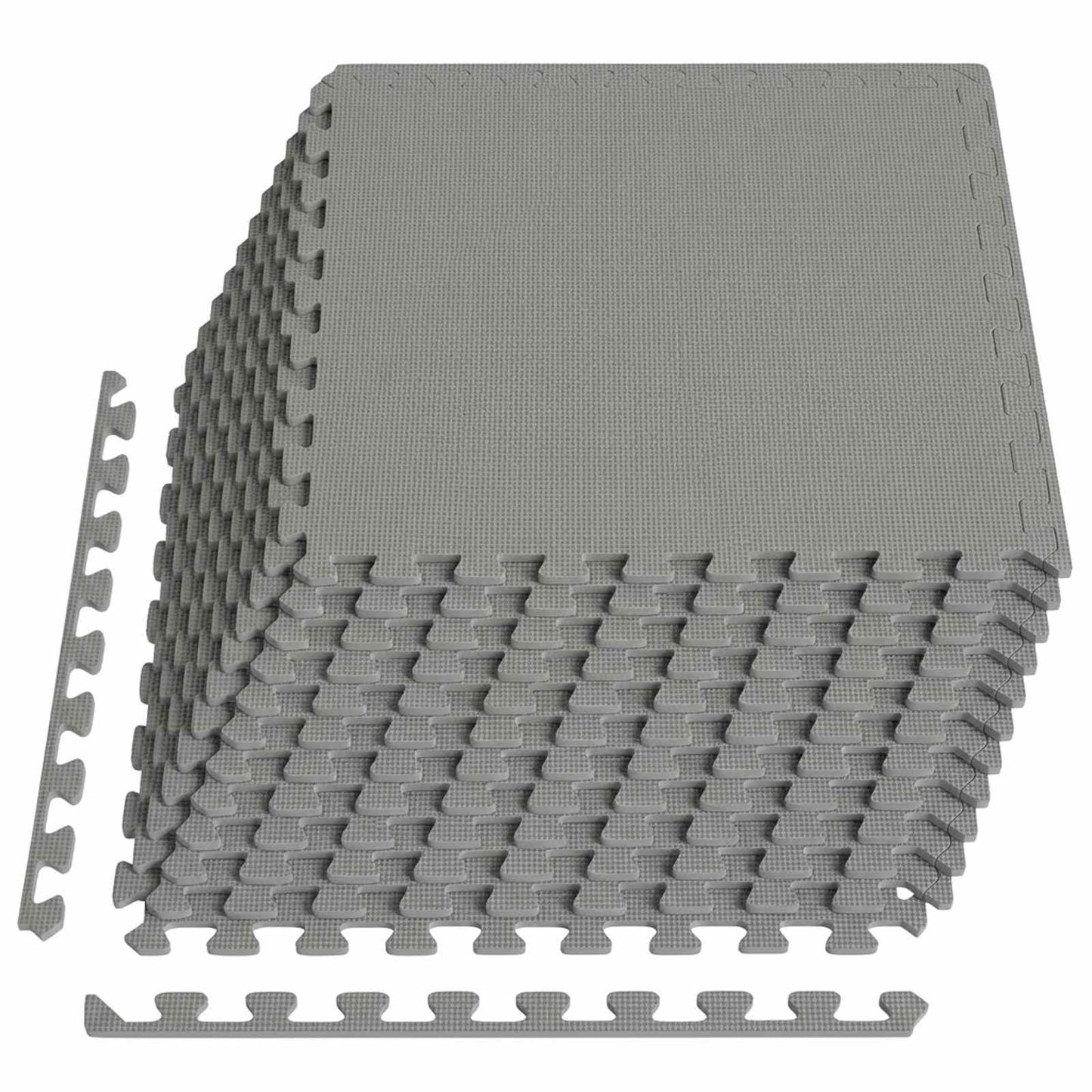 Pool Ground Mat 12 pcs Grey 4.32 m² EVA Foam