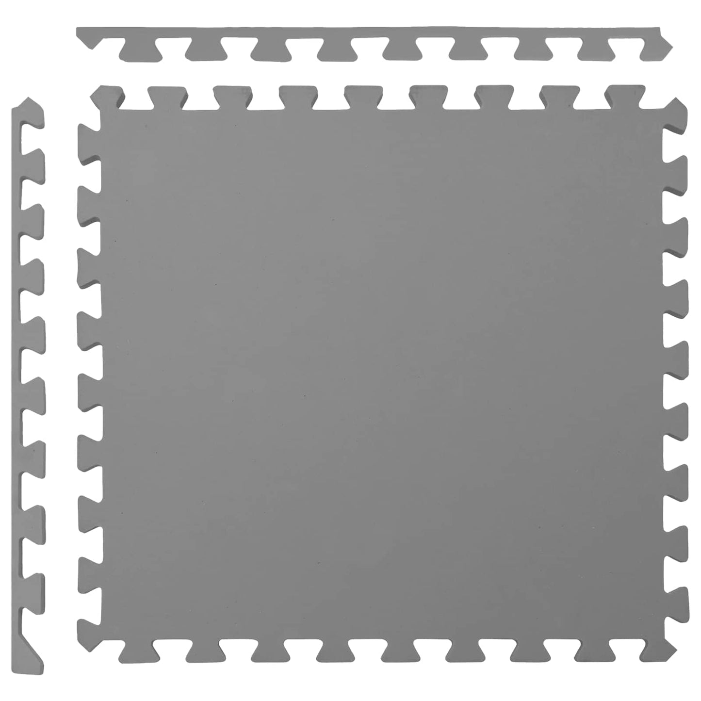 Pool Ground Mat 24 pcs Grey 8.64 m² EVA Foam