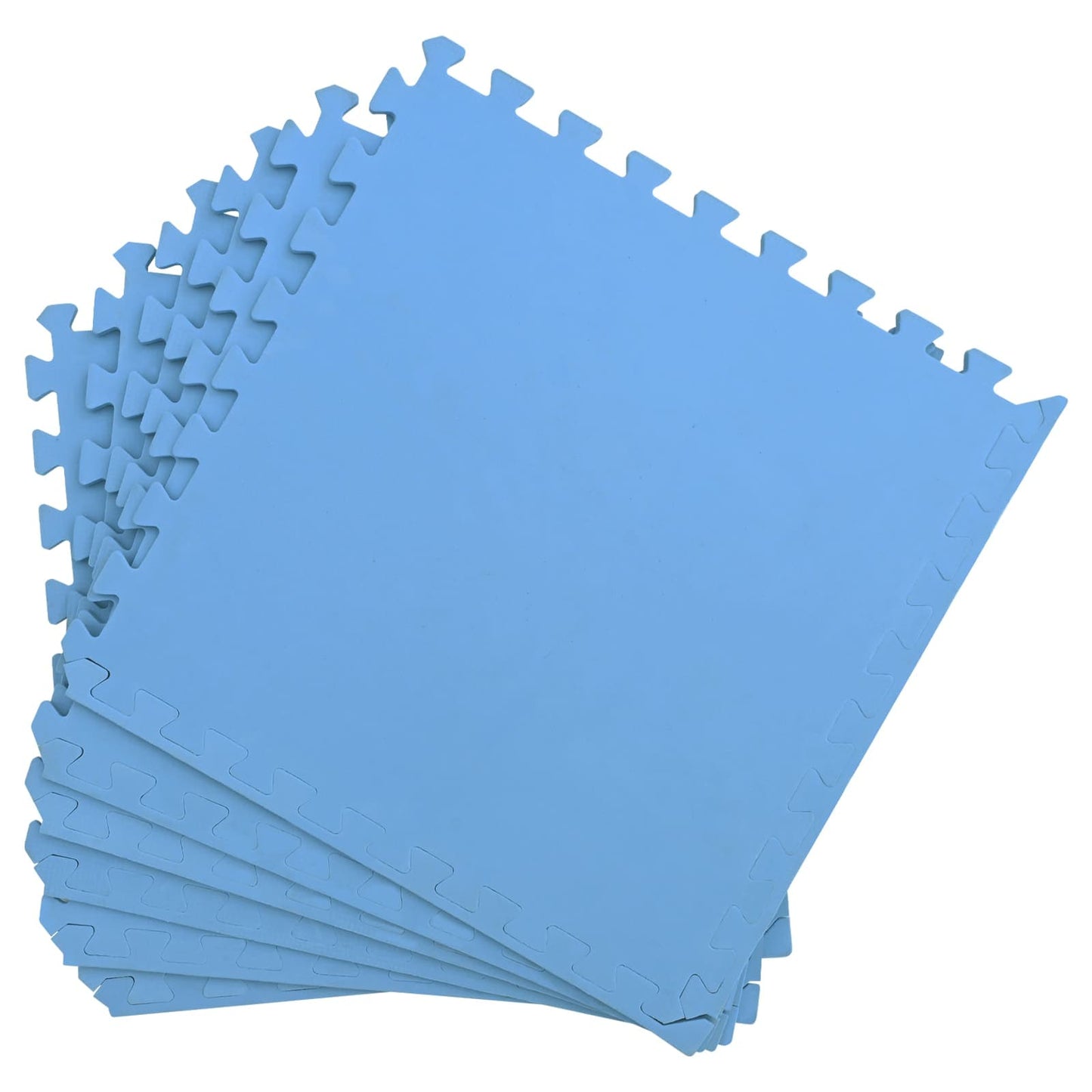 Pool Ground Mat 50 pcs Blue 18 m² EVA Foam