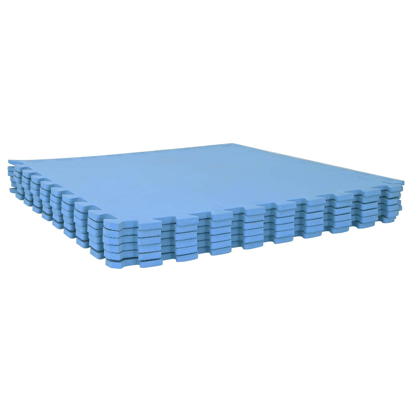Pool Ground Mat 50 pcs Blue 18 m² EVA Foam