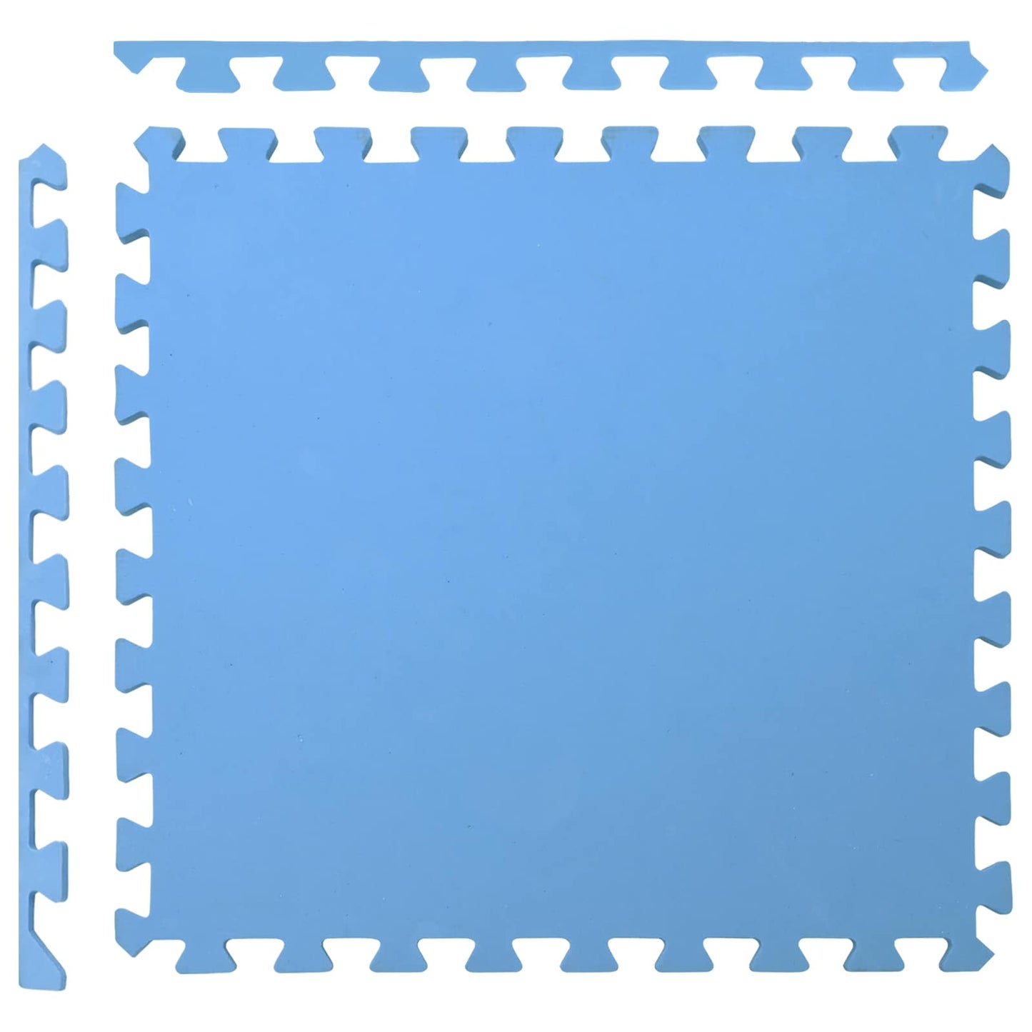 Pool Ground Mat 50 pcs Blue 18 m² EVA Foam