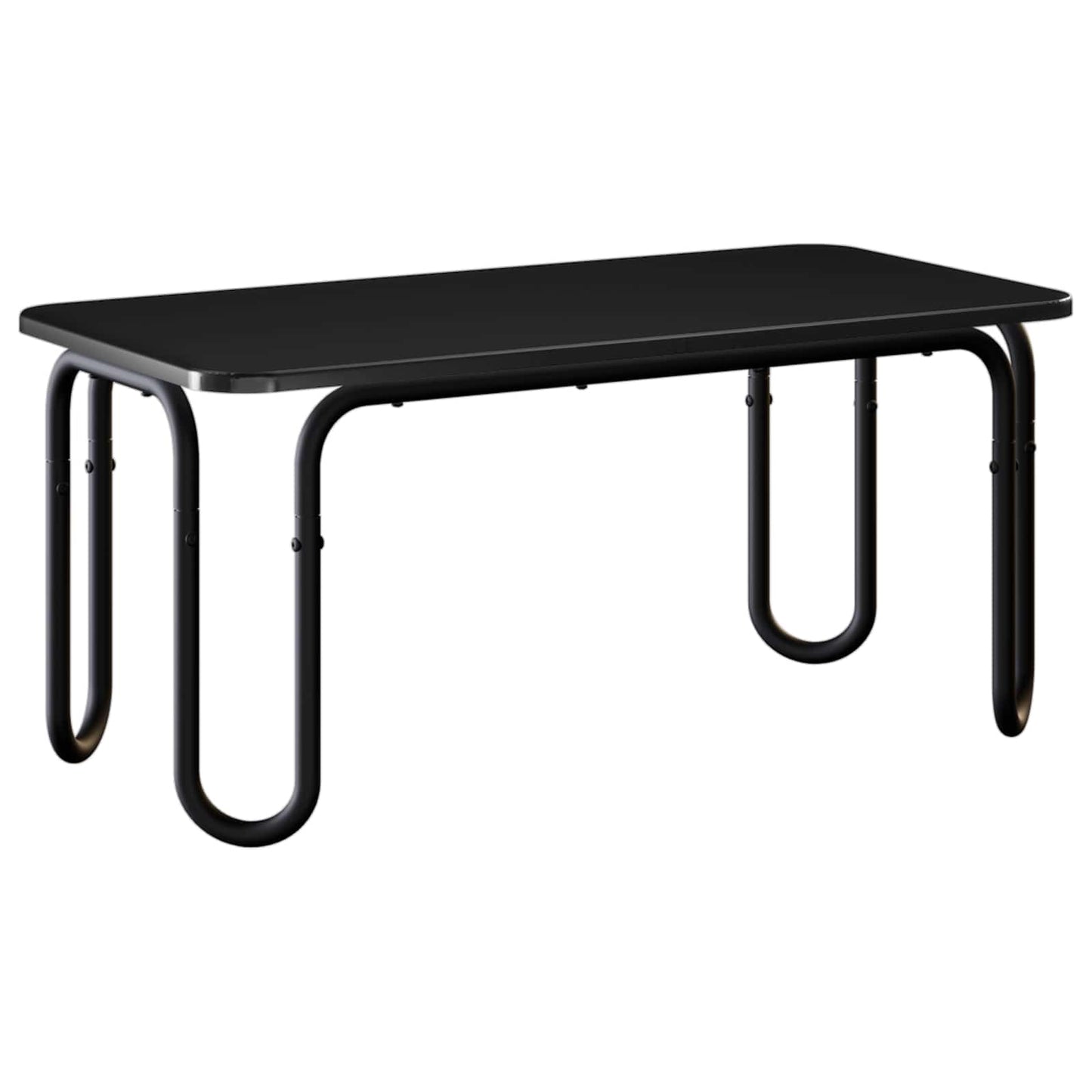 Coffee Table Black 79.5 x 40 x 36 cm Engineered Wood