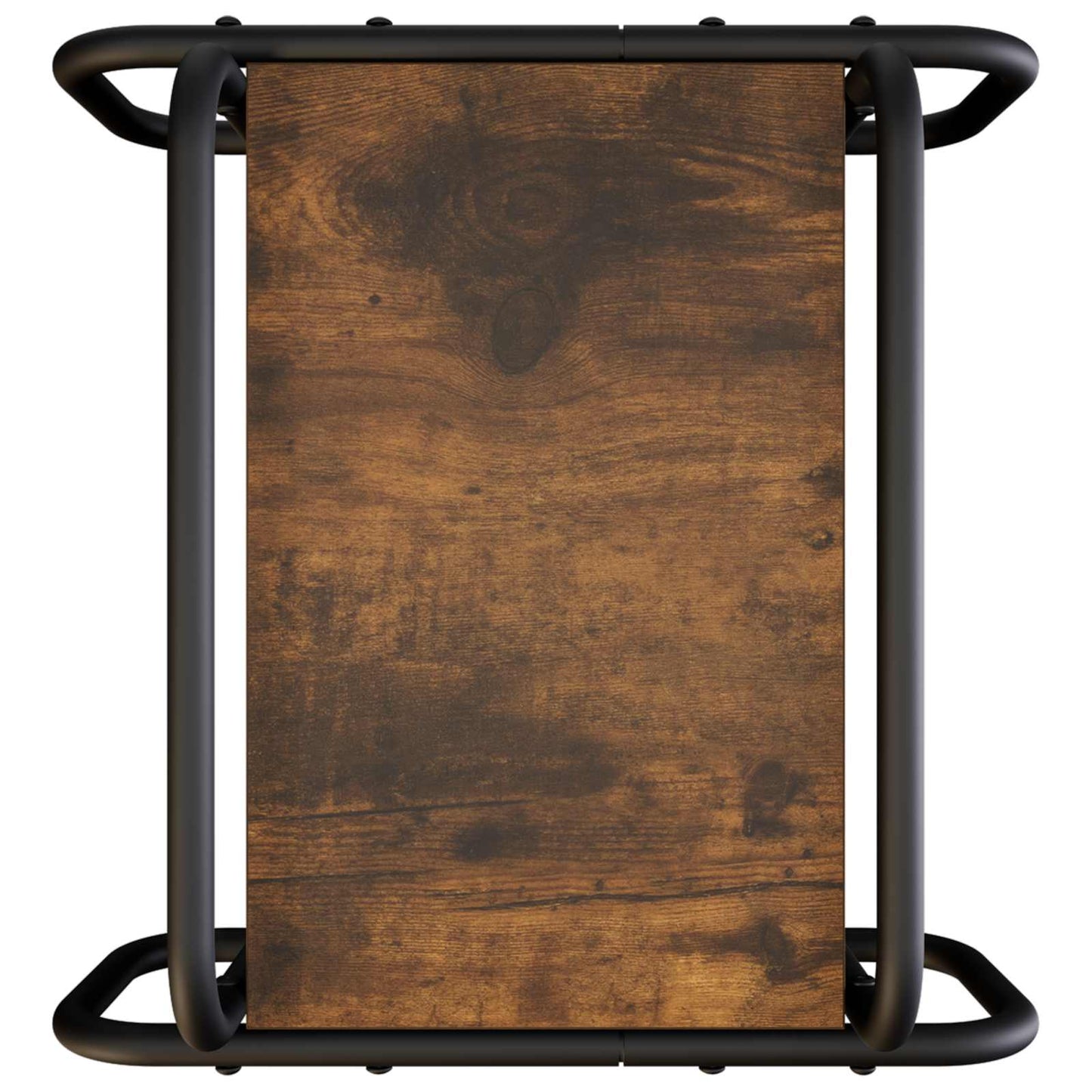 Coffee Table Smoked Oak 40 x 40 x 51 cm Engineered Wood