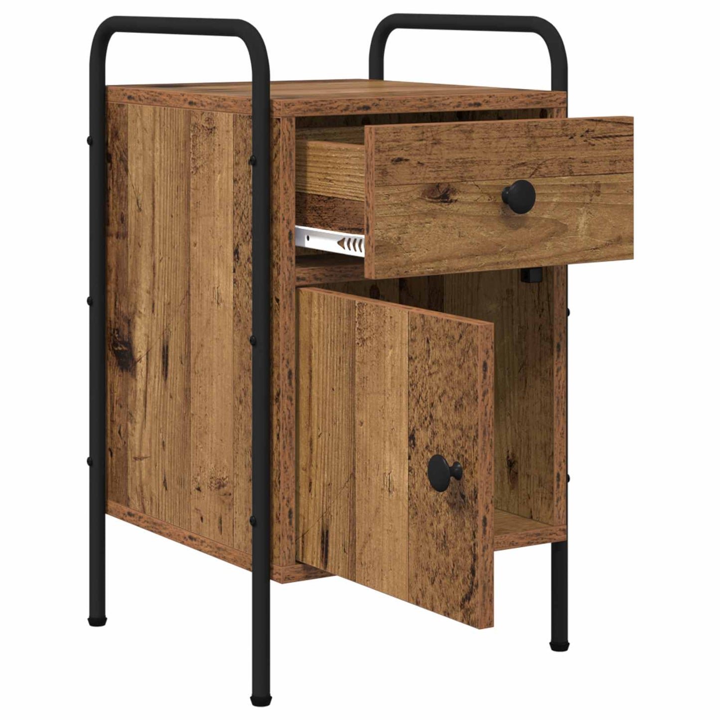 Bedside Cabinet Old Wood 35 x 36.5 x 61 cm Engineered Wood