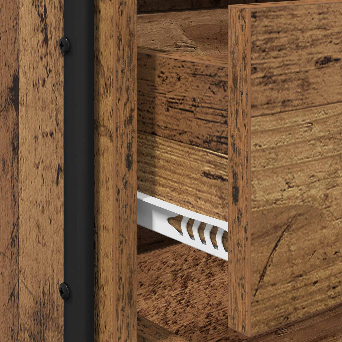 Bedside Cabinet 2 pcs Old Wood 35 x 36.5 x 61 cm