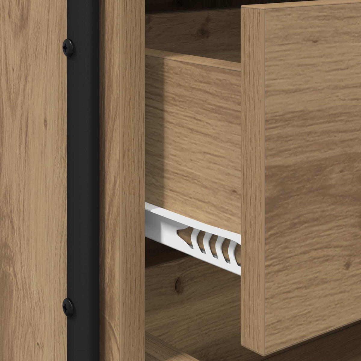 Bedside Cabinet Artisan Oak 35 x 36.5 x 61 cm Engineered Wood