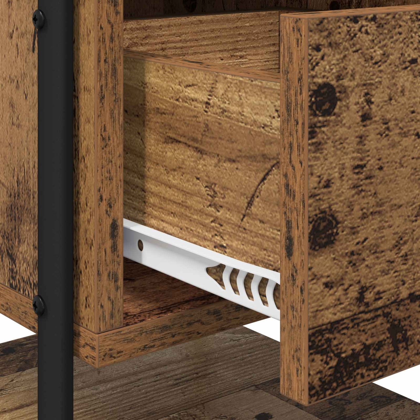 Bedside Cabinet Old Wood 35 x 36.5 x 47 cm Engineered Wood