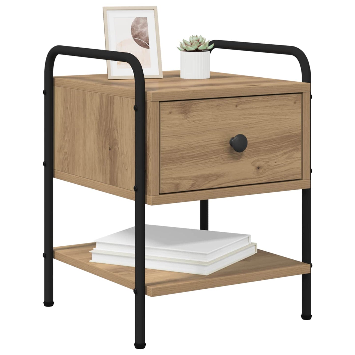 Bedside Cabinet 2 pcs Artisan Oak 35 x 36.5 x 47 cm