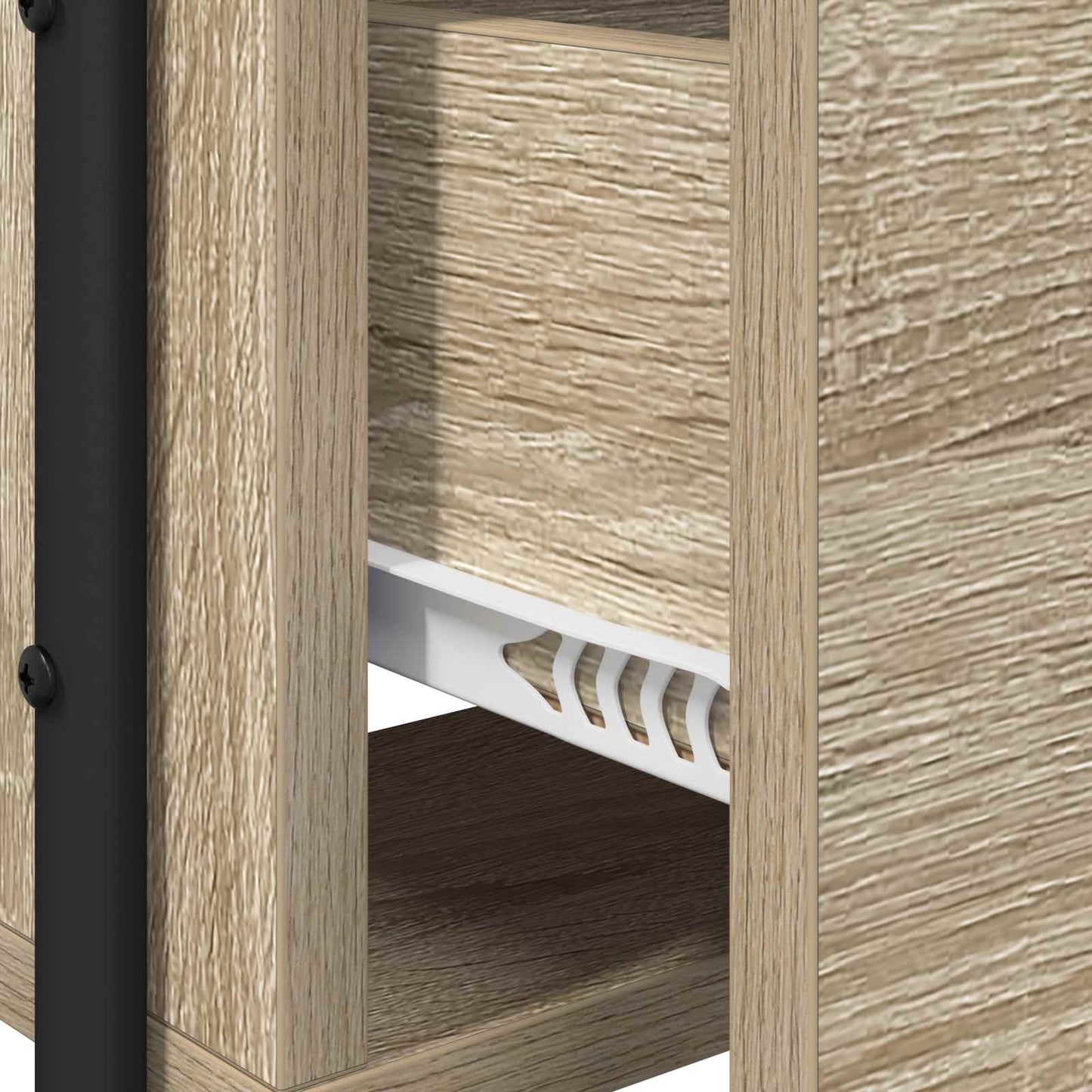 Dressing Table Sonoma Oak 100 x 36.5 x 136 cm Engineered Wood
