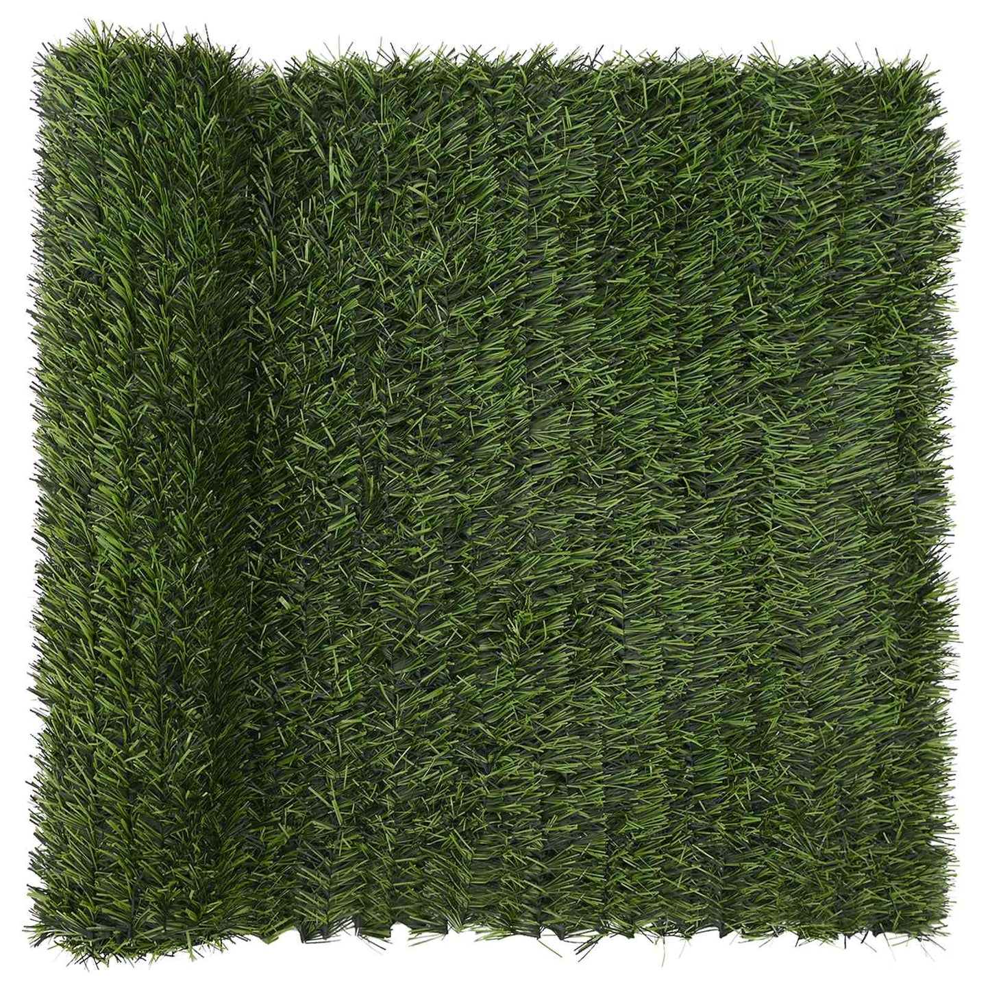 Artificial Fence Light Green 1 x 3 m PVC and Steel