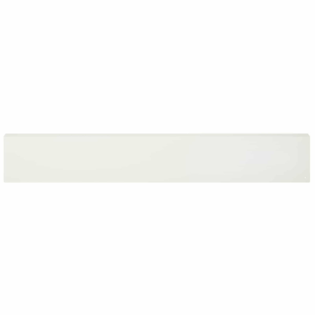 Garden Cover Profile 2 pcs 100 x 6 x 15 cm Steel White