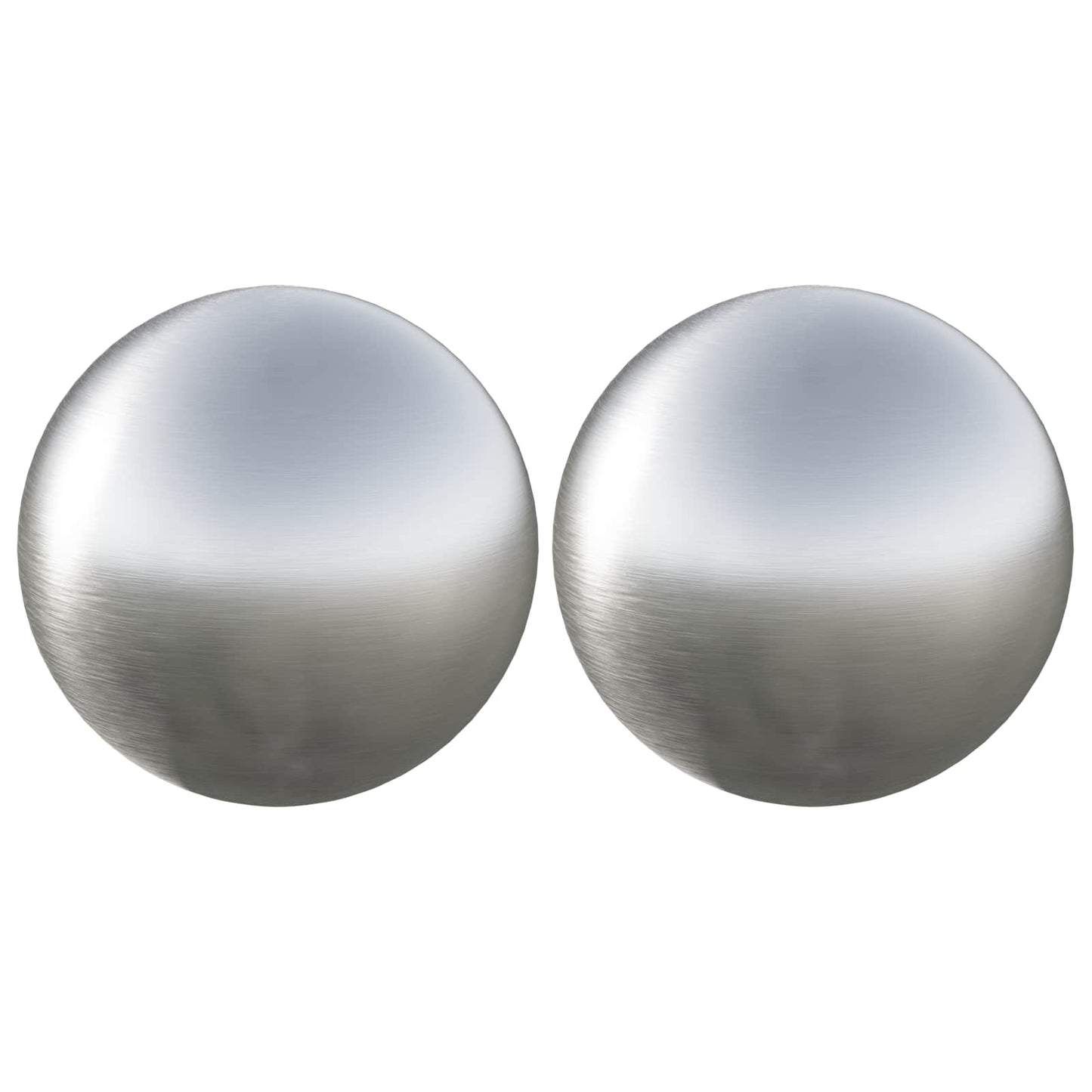Brushed Ball 2 pcs Ø 15 cm Silver Stainless Steel 201