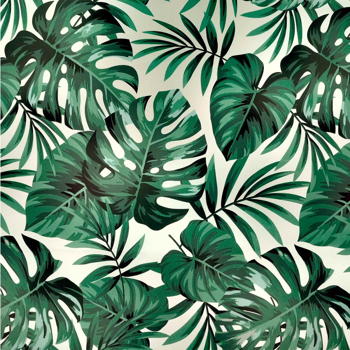 Bench Cushion SOEST 100% Polyester Leaf Pattern 180 x 40 x 5 cm