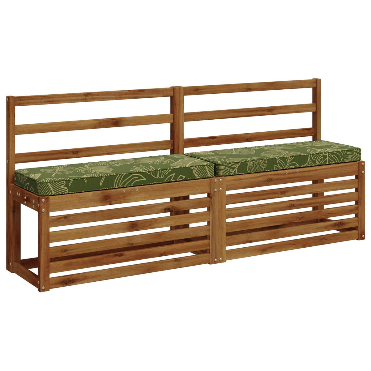 1-Piece Bench Cushion VUGHT 100% Polyester Leaf Design