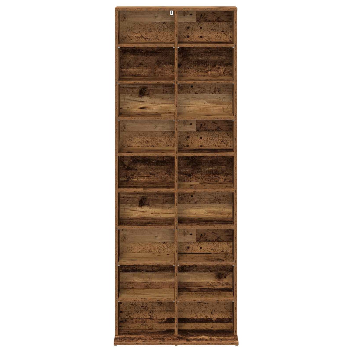 CD Cabinet Old Wood 65 x 23.5 x 175 cm Engineered Wood