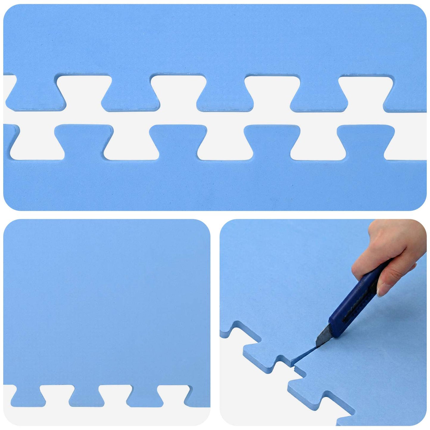 Floor Mats 40 pcs Blue 14.4 m² EVA Foam