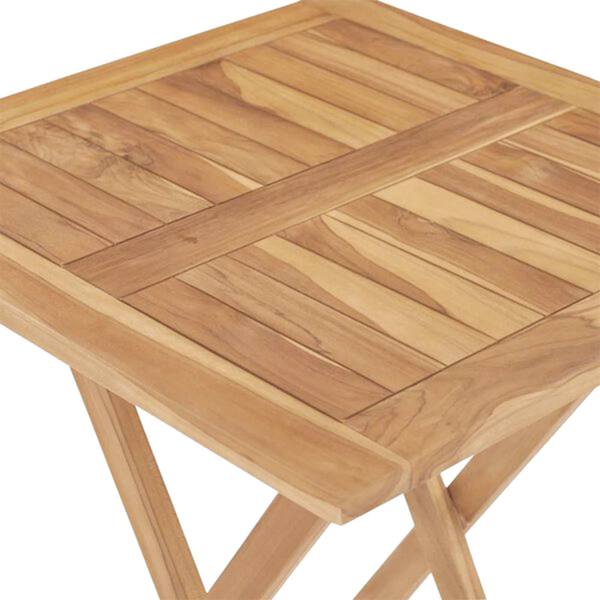Garden Set 5 pcs Brown 60 x 60 x 75 cm Soild Teak Wood