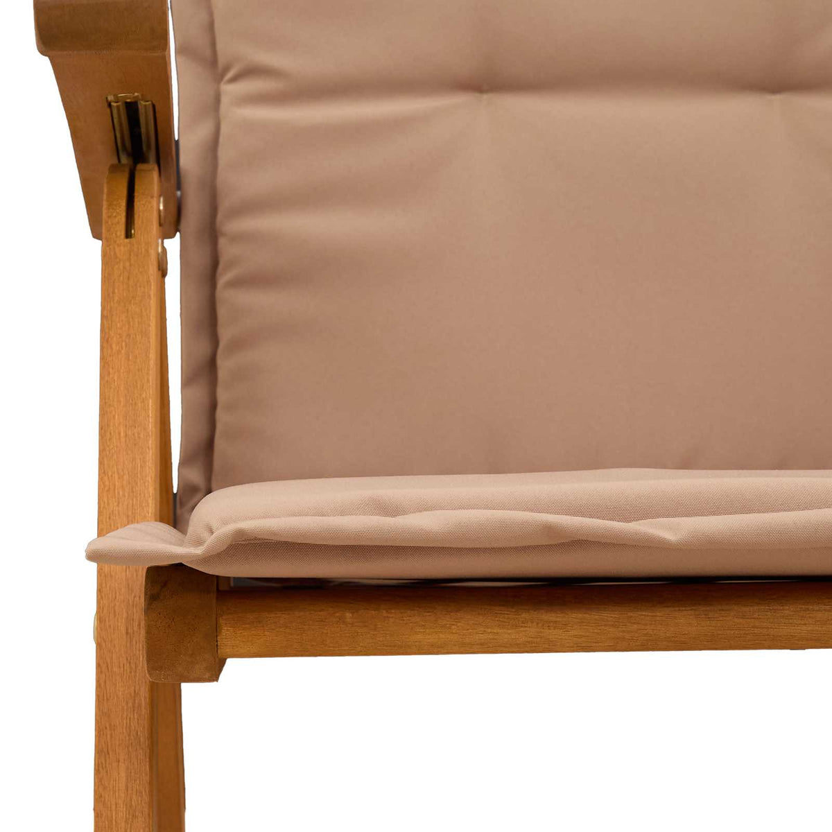 Reclining Garden Chairs 4 pcs Natural Solid Acacia Wood