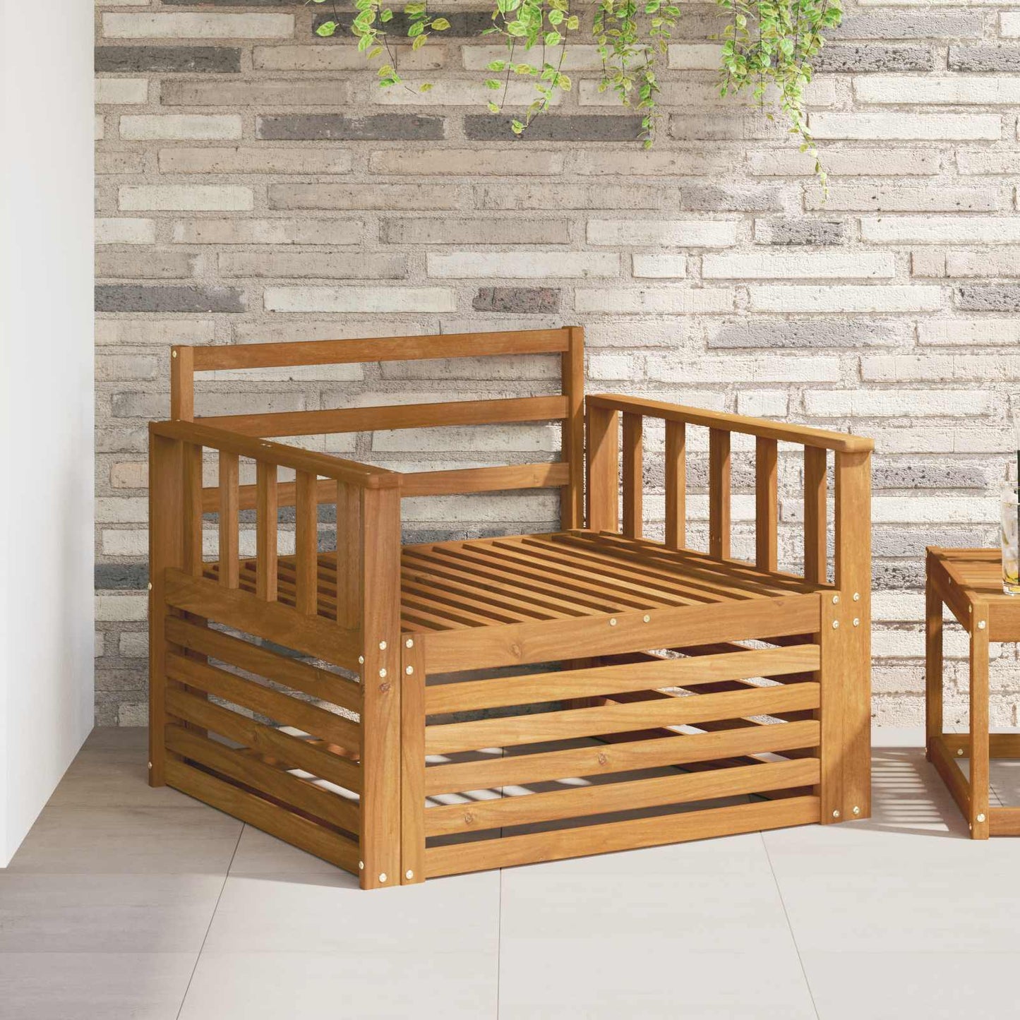 2 pcs Outdoor Sofa Natural