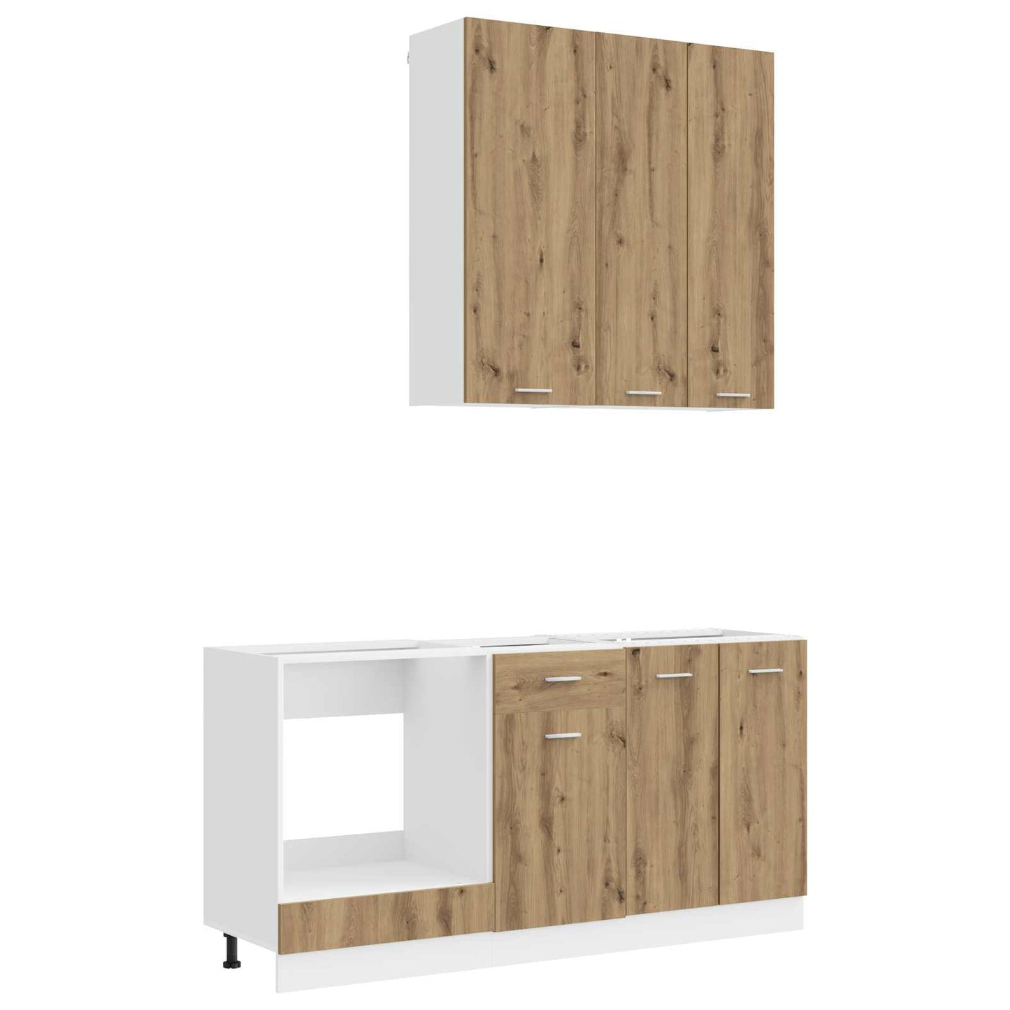 Kitchen Unit LYON 5 pcs Artisan Oak Engineered Wood