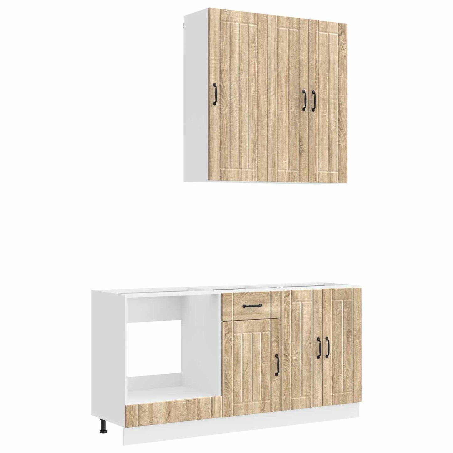Kitchen Unit LUCCA 5 pcs Sonoma Oak Engineered Wood