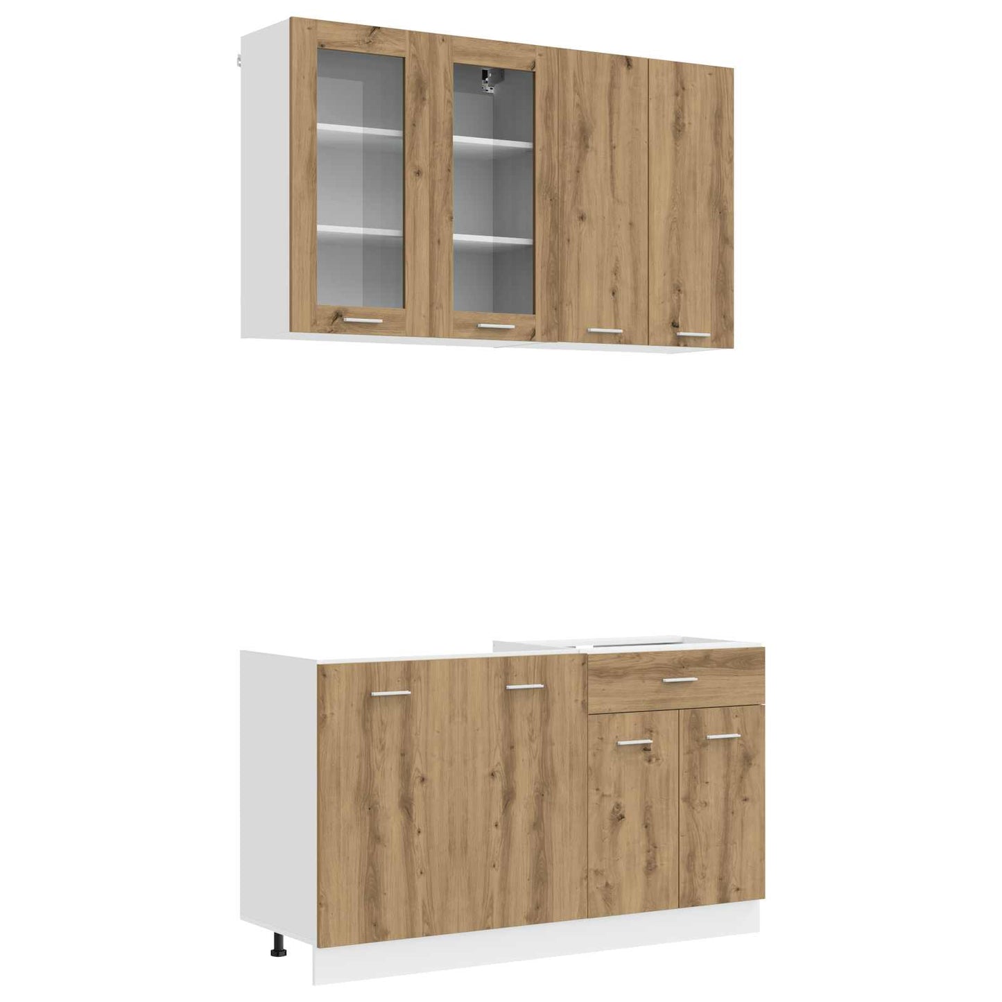 Kitchen Unit LYON 4 pcs Artisan Oak Engineered Wood
