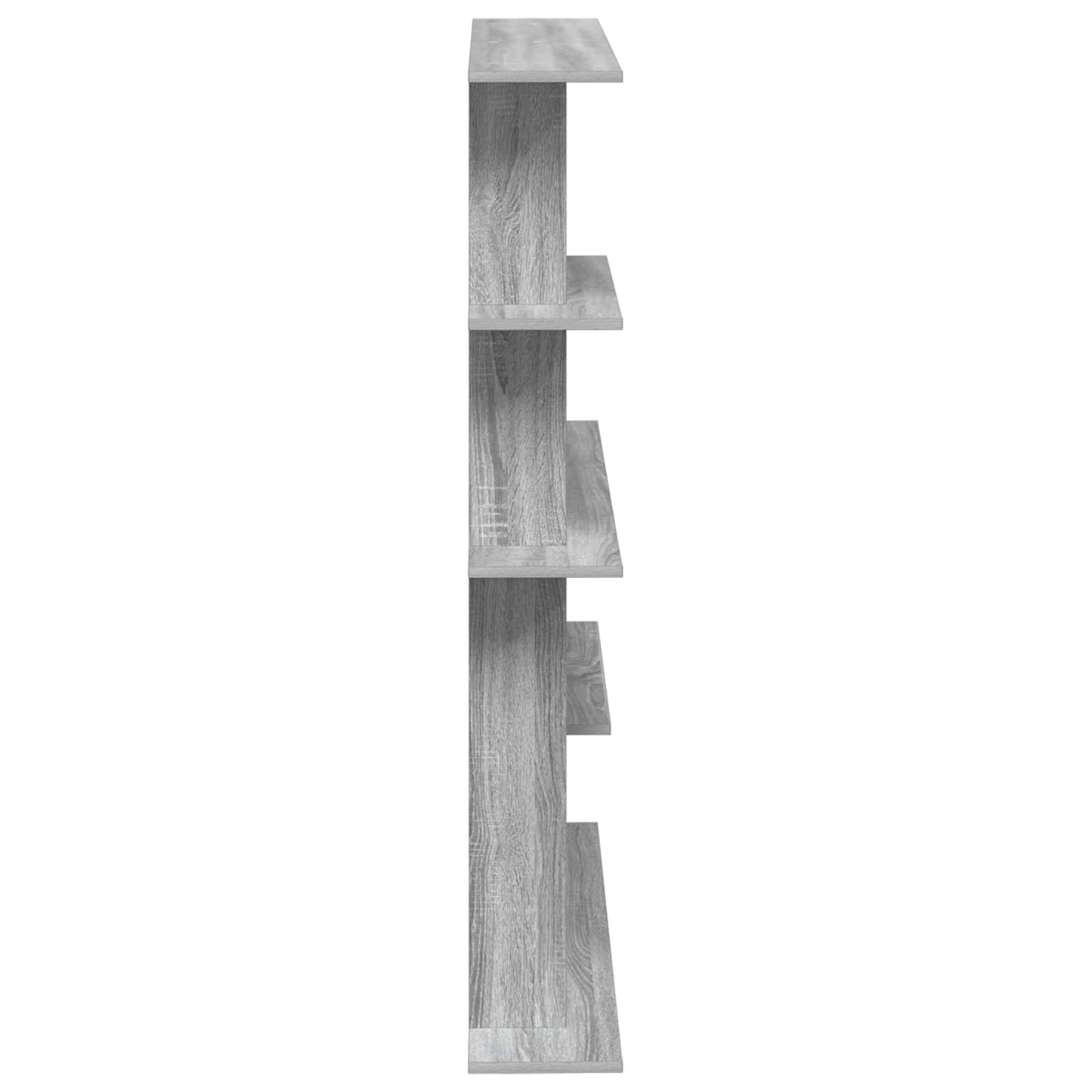 Wall Shelf Grey Sonoma 102 x 20 x 130 cm Engineered Wood