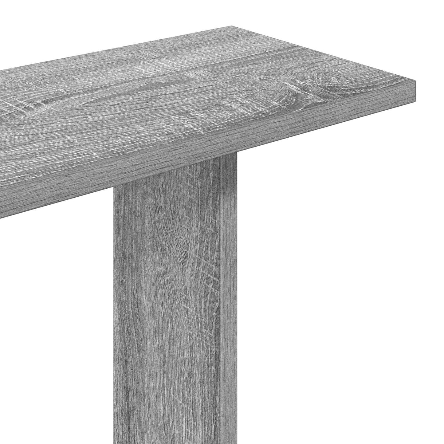 Wall Shelf Wall-Mounted Grey Sonoma 56 x 20 x 90 cm