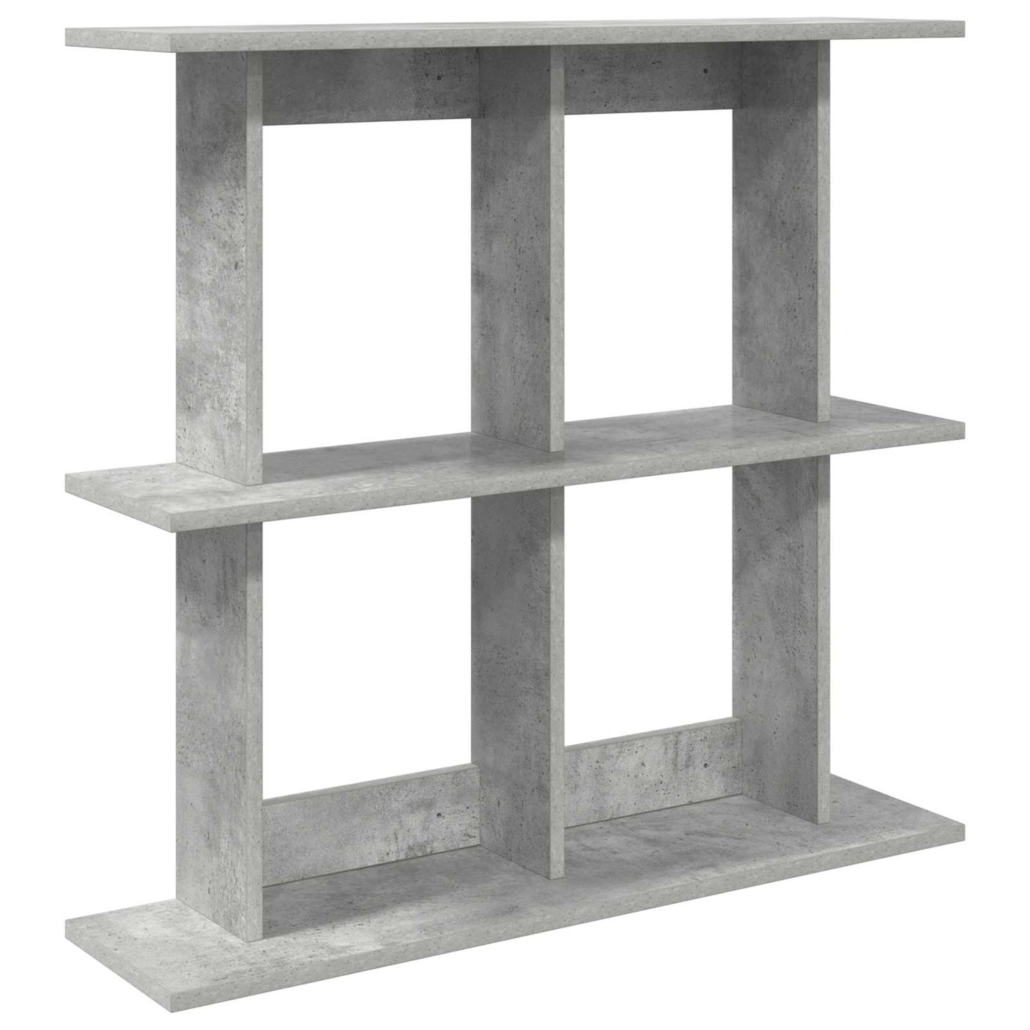 Wall Shelf Wall-Mounted Concrete Grey 80 x 20 x 75 cm