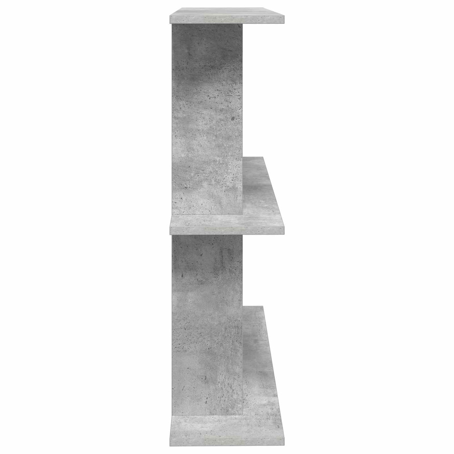 Wall Shelf Wall-Mounted Concrete Grey 80 x 20 x 75 cm