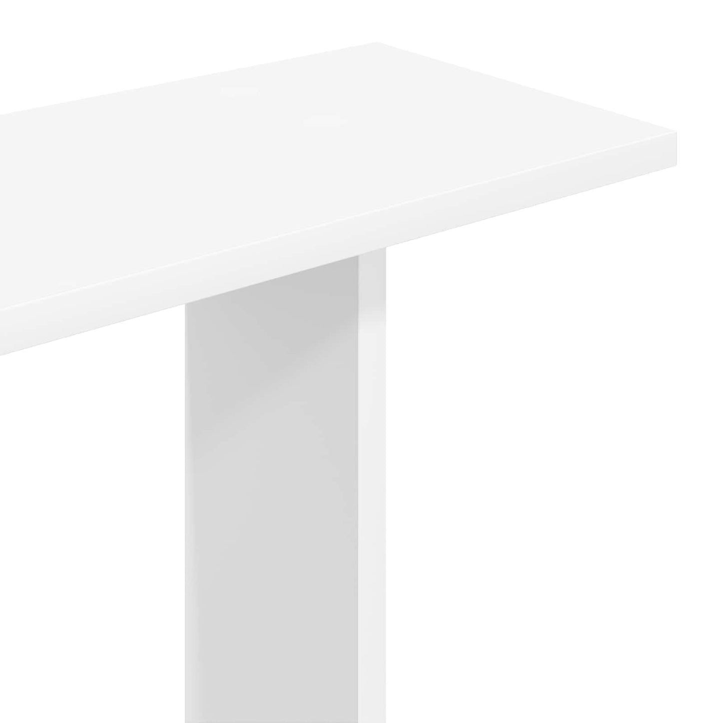 Wall Shelf Wall-Mounted White 100 x 20 x 75 cm Engineered Wood