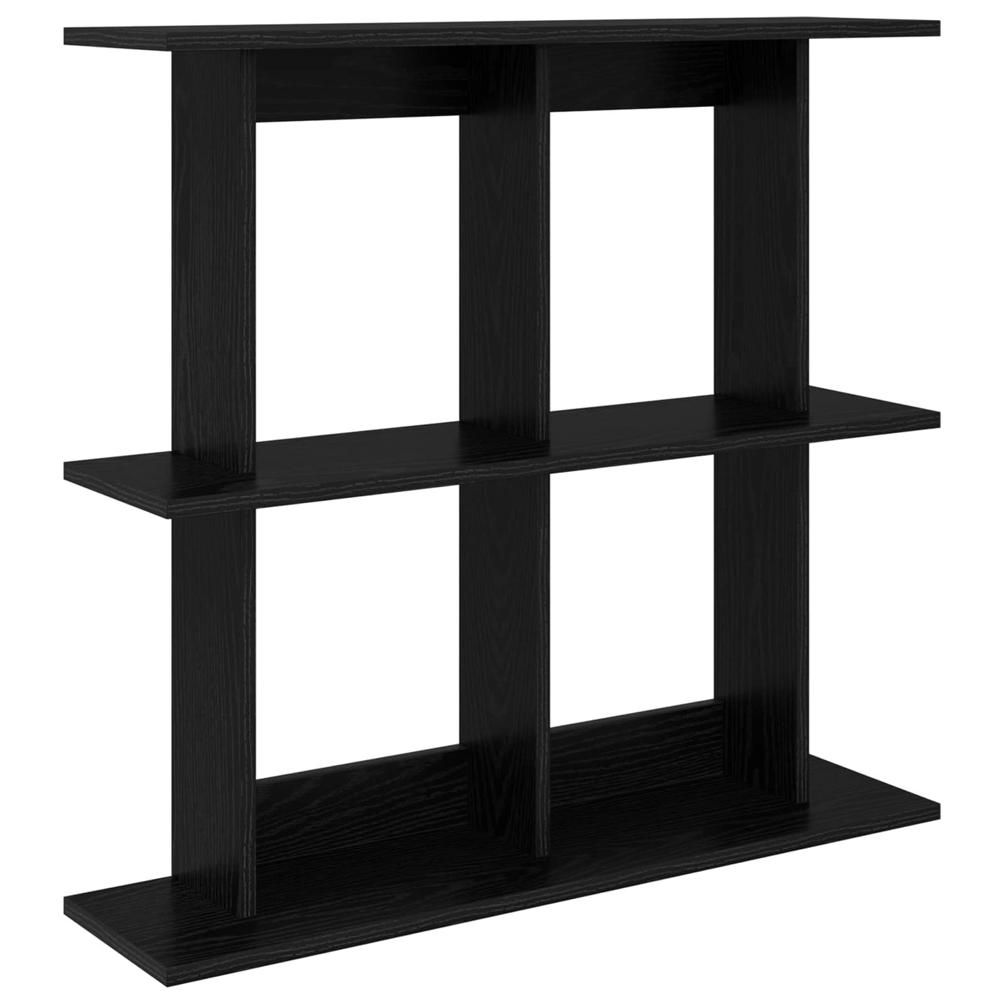 Wall Shelf Wall-Mounted Black Oak 100 x 20 x 75 cm