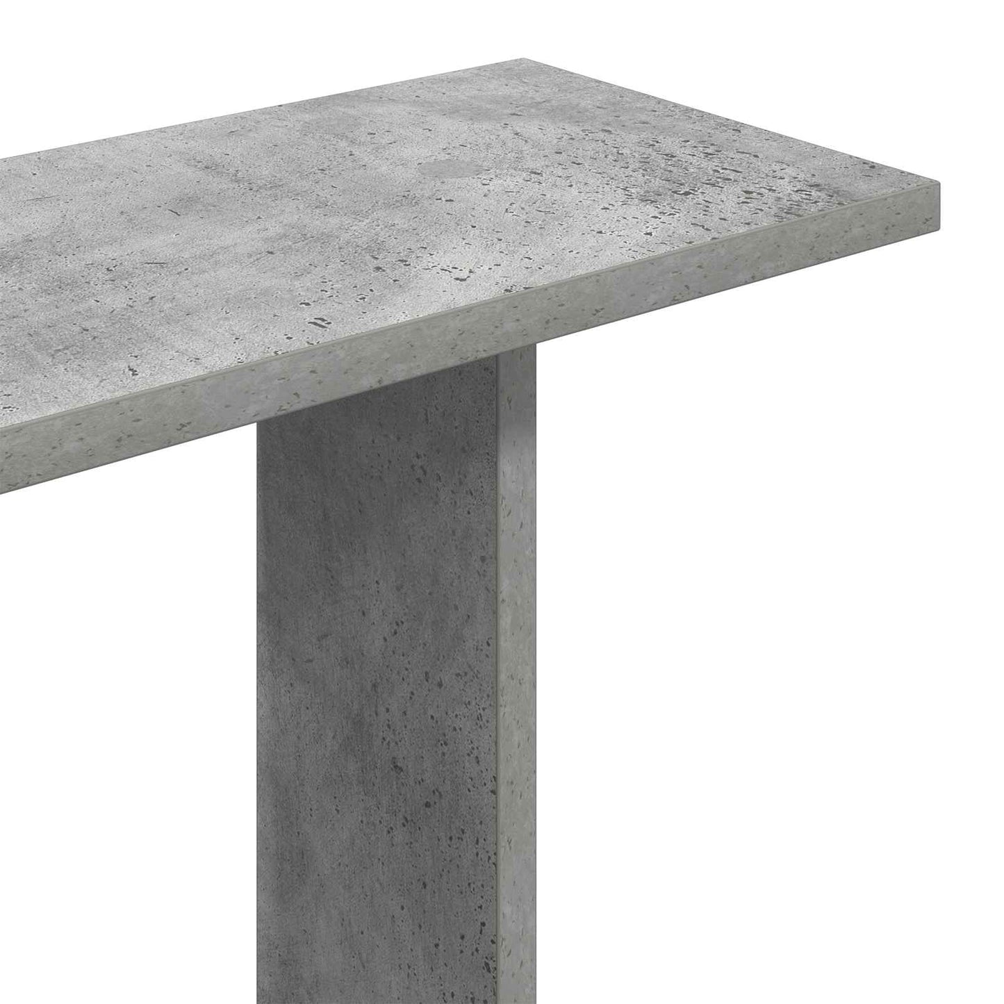 Wall Shelf Wall-Mounted Concrete Grey 100 x 20 x 75 cm