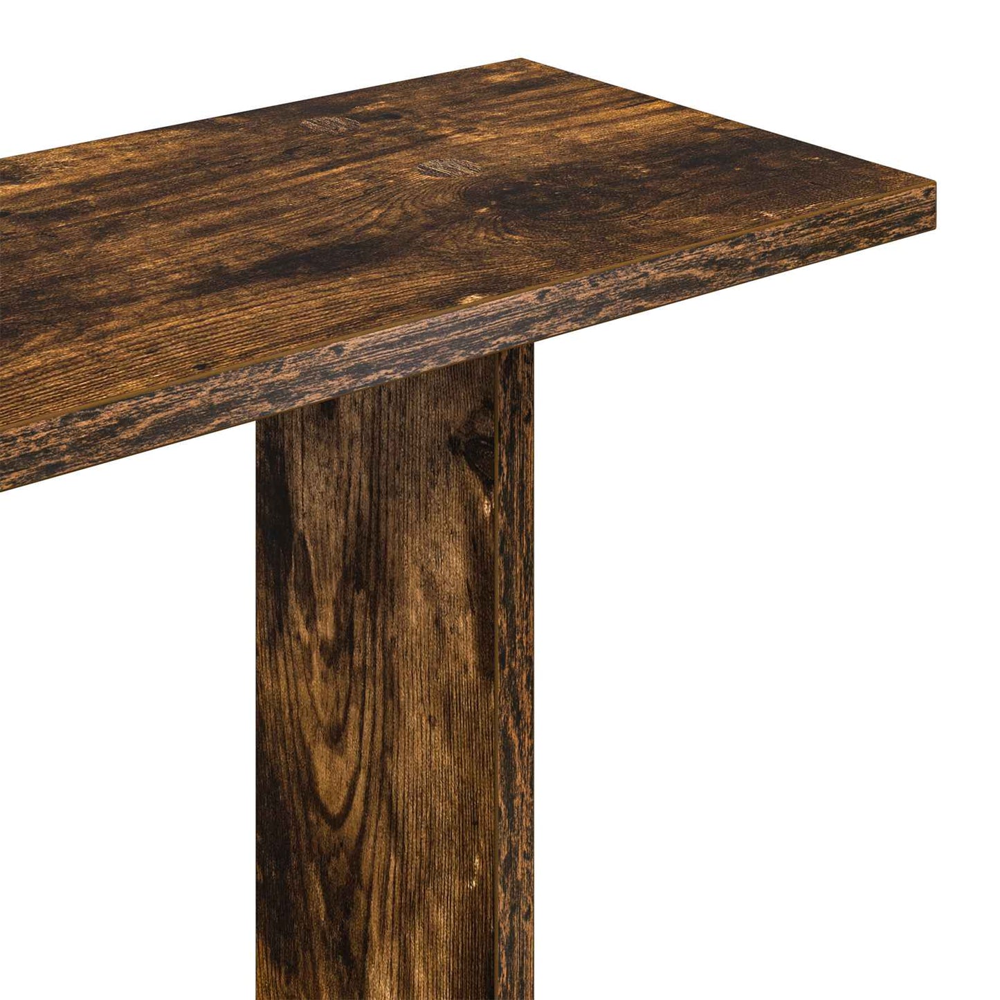 Wall Shelf Wall-Mounted Smoked Oak 100 x 20 x 75 cm