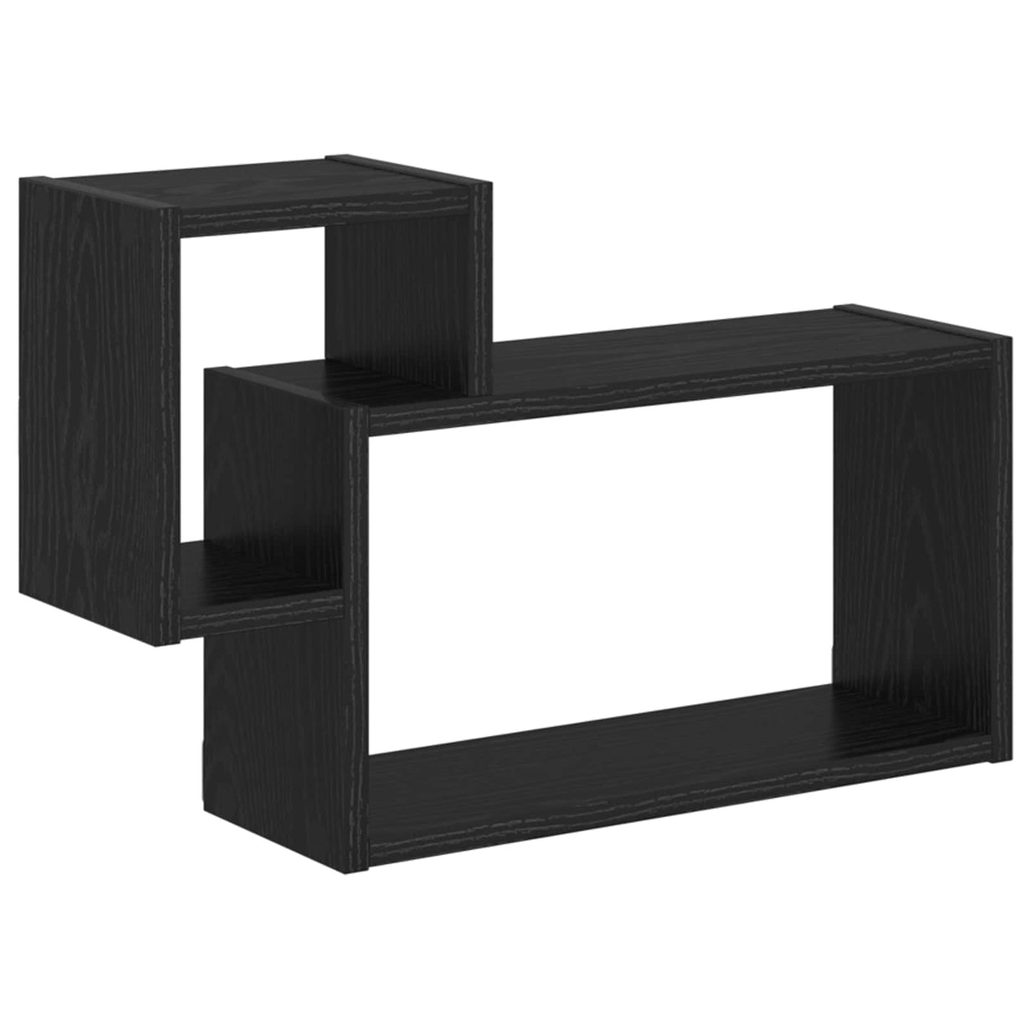 Wall Shelf Wall-Mounted Black Oak 55 x 15 x 35 cm