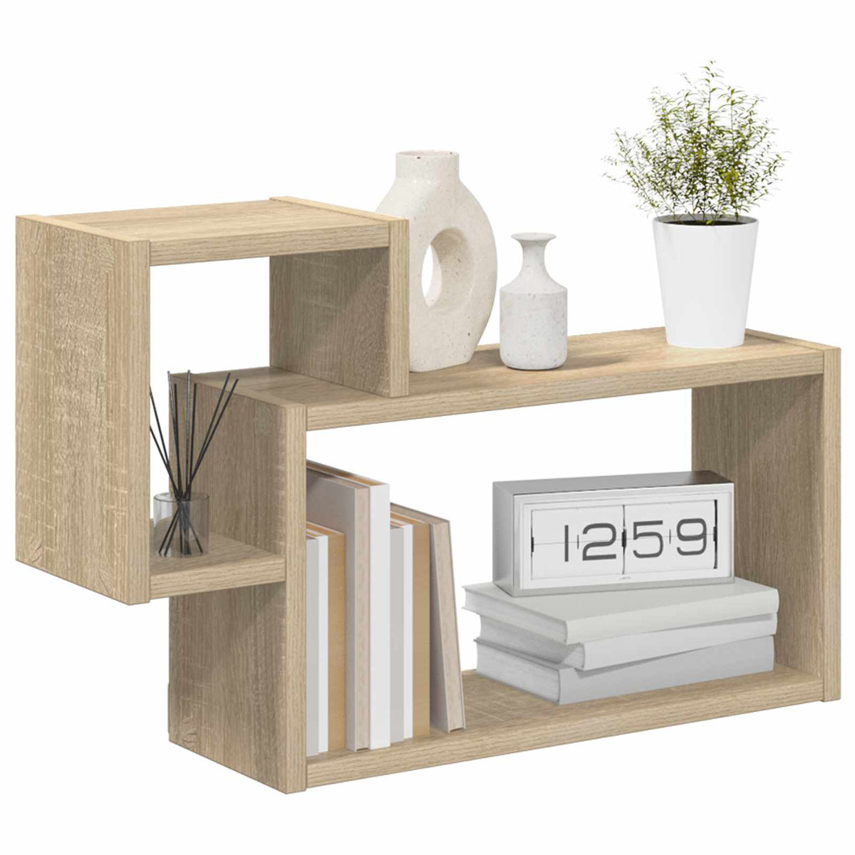 Wall Shelf Sonoma Oak 55 x 15 x 35 cm