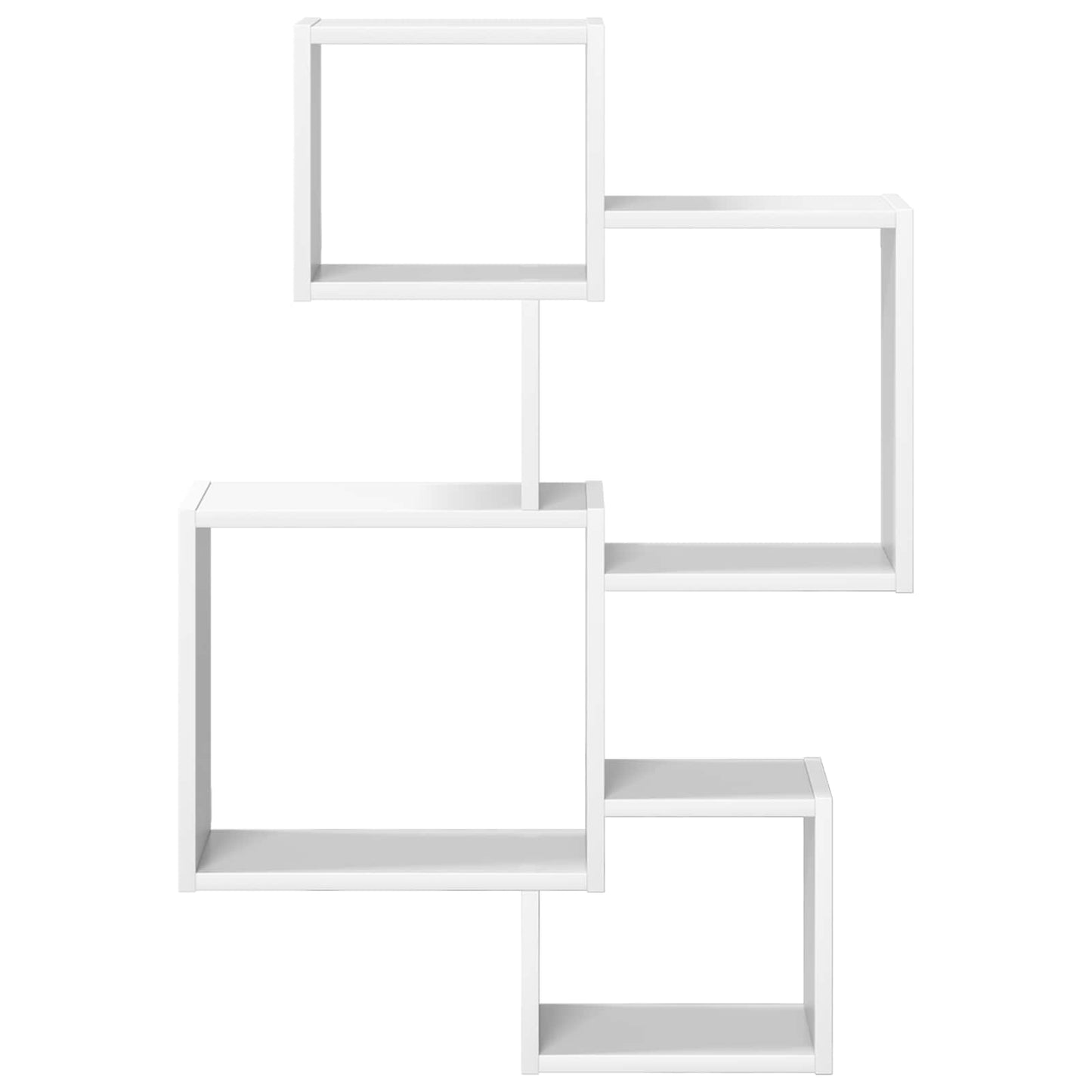 Wall Cube Shelves Wall-Mounted White 64 x 13.5 x 91.5 cm