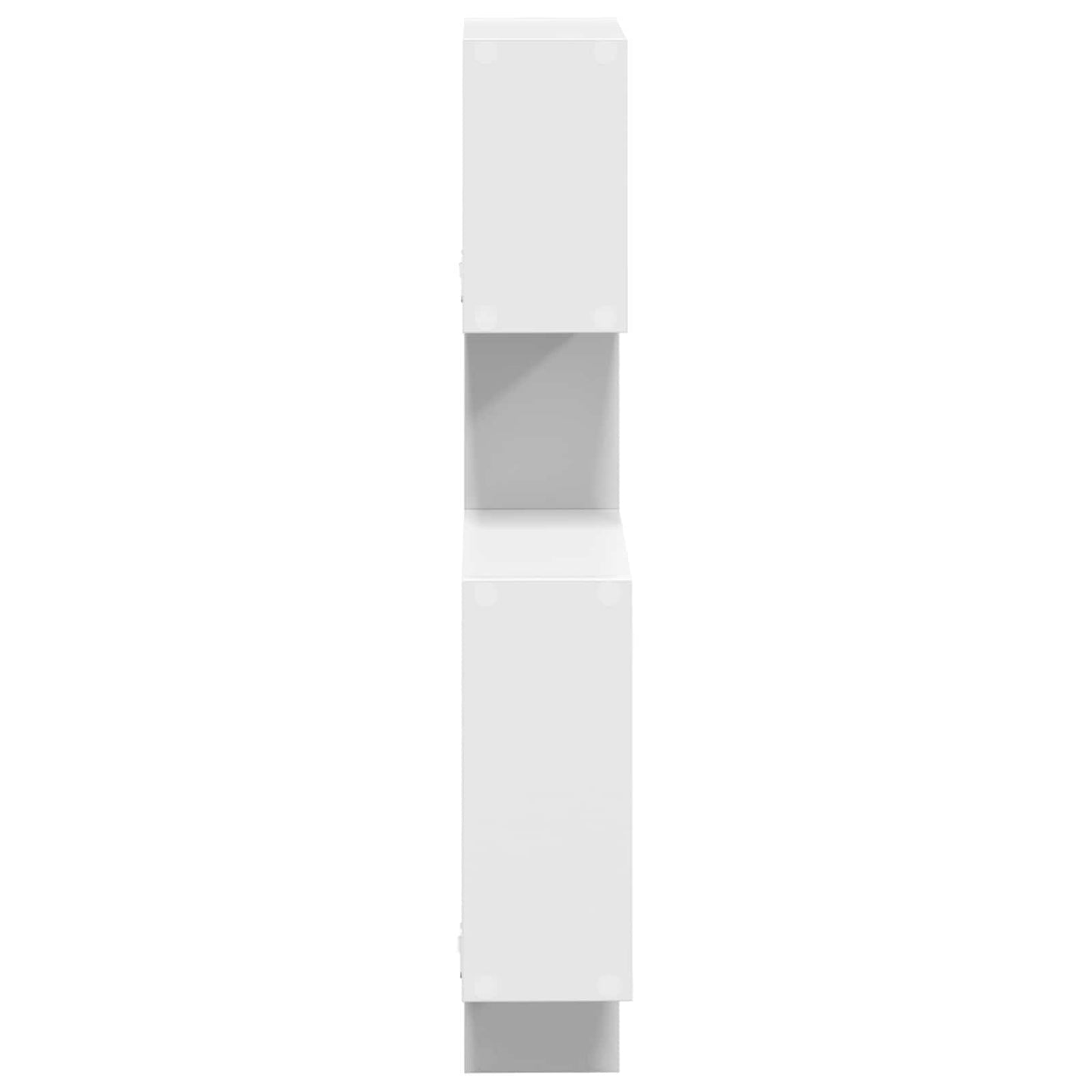 Wall Cube Shelves Wall-Mounted White 64 x 13.5 x 91.5 cm