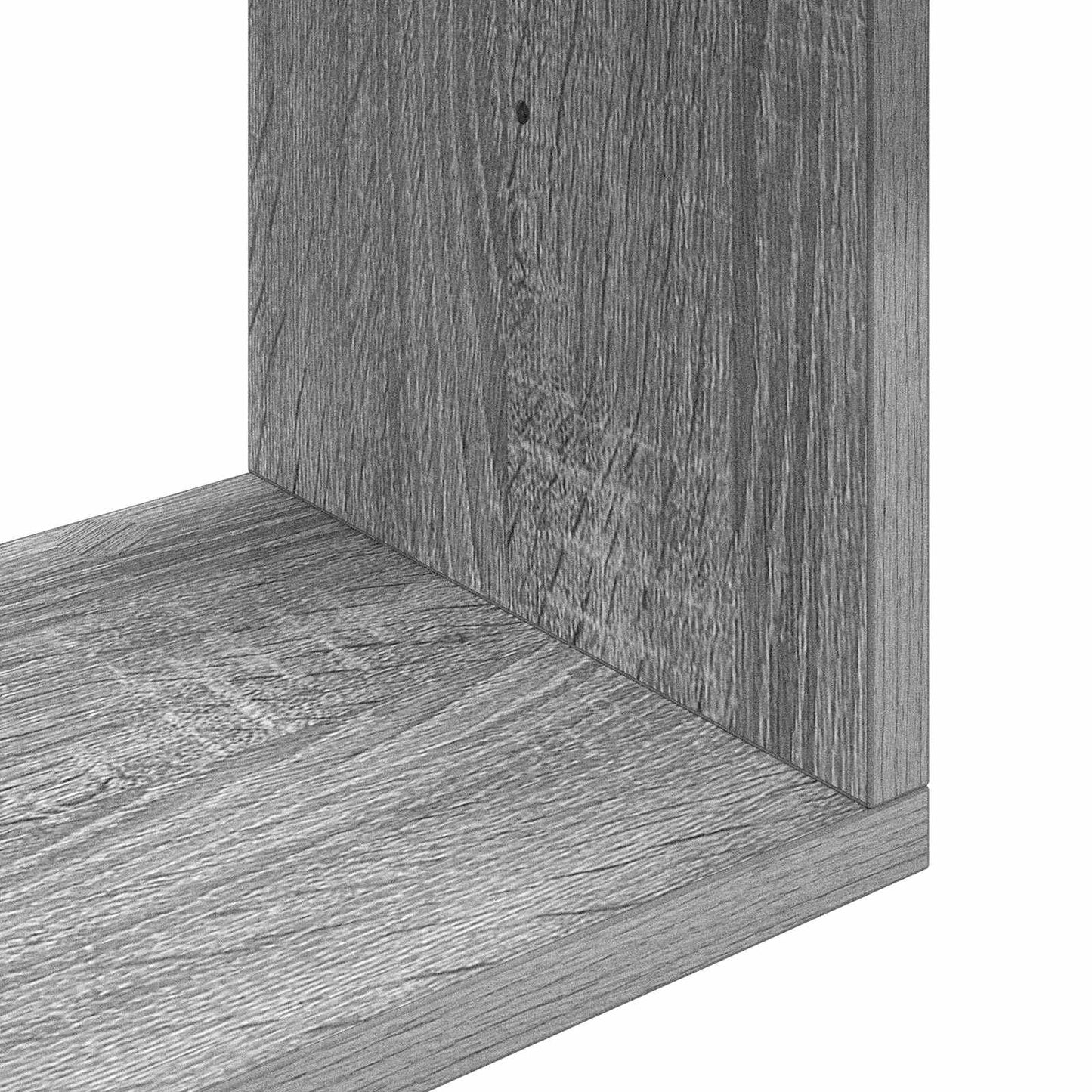 Wall Shelf Wall-Mounted Grey Sonoma 95 x 20 x 69.5 cm