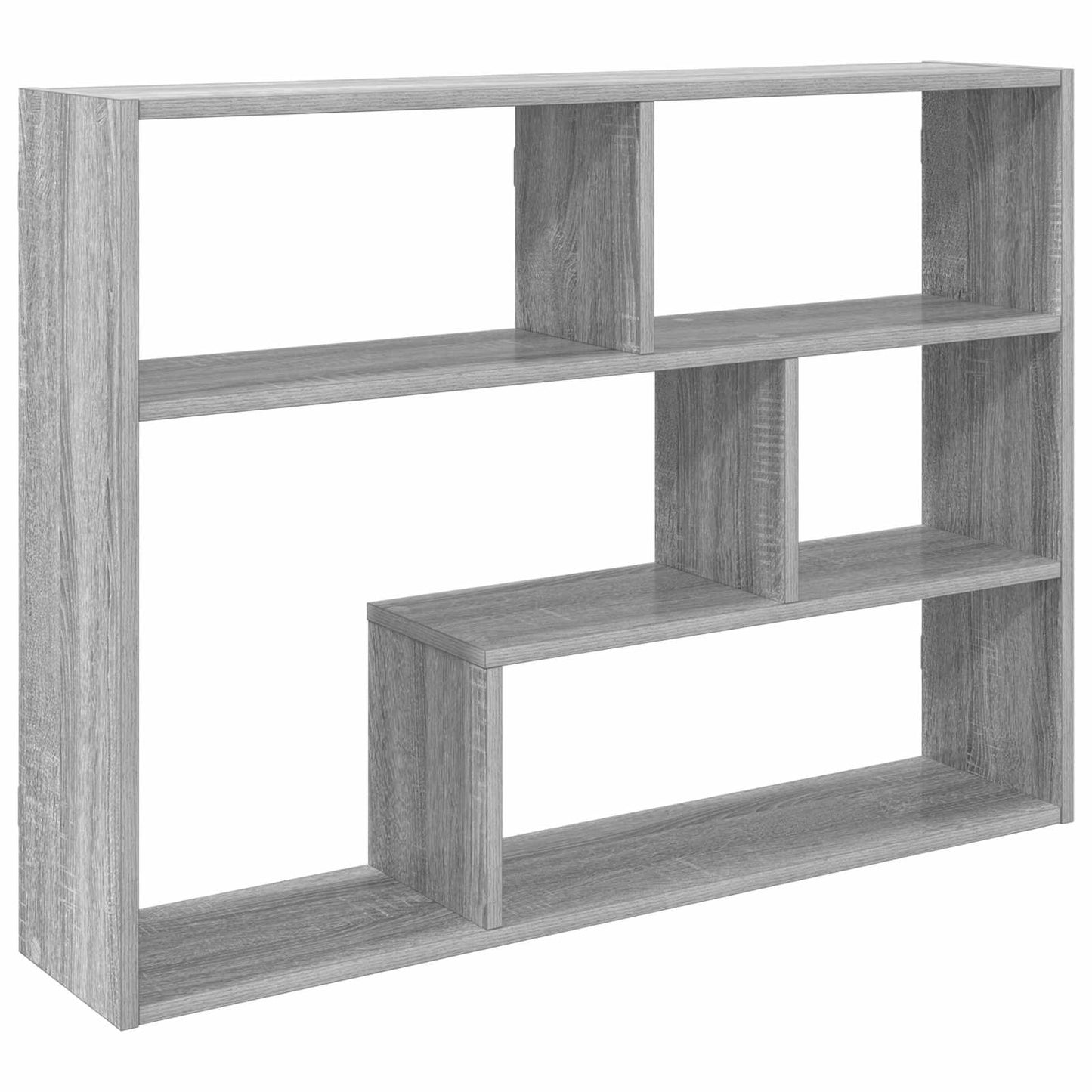Wall Shelf Wall-Mounted Grey Sonoma 95 x 20 x 69.5 cm