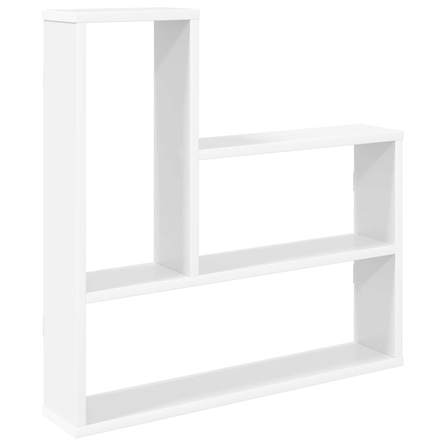 Wall Shelf White 60 x 11 x 60 cm Engineered Wood