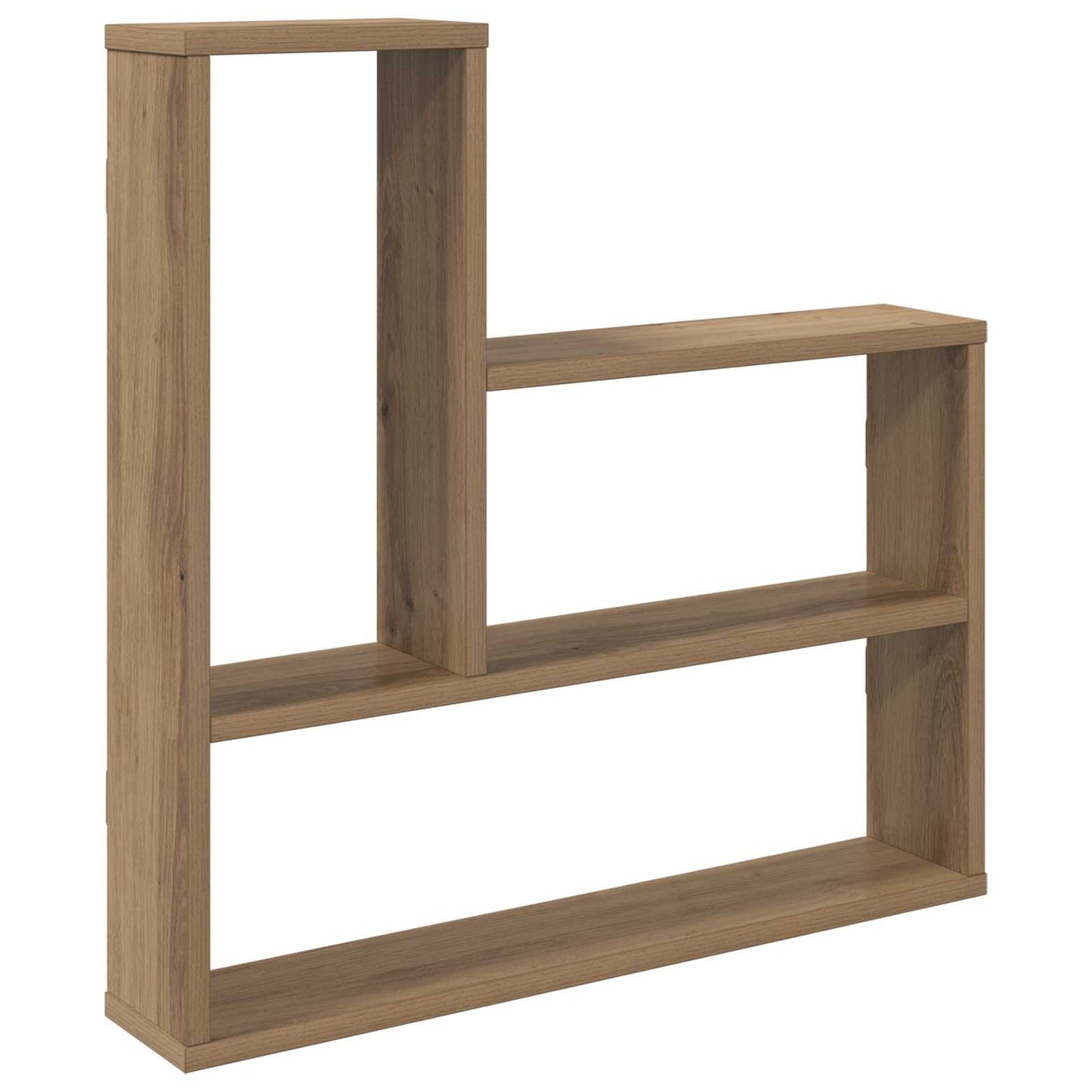 Wall Shelf Artisan Oak 60 x 11 x 60 cm Engineered Wood