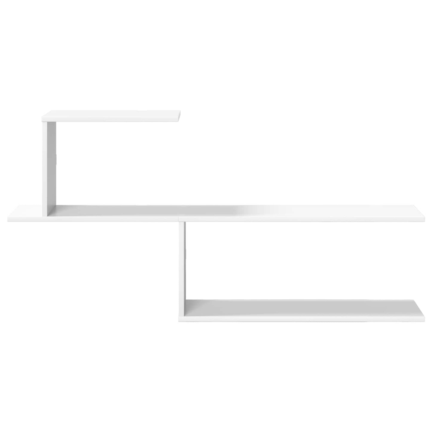 Wall Shelf White 122 x 18 x 60 cm Engineered Wood