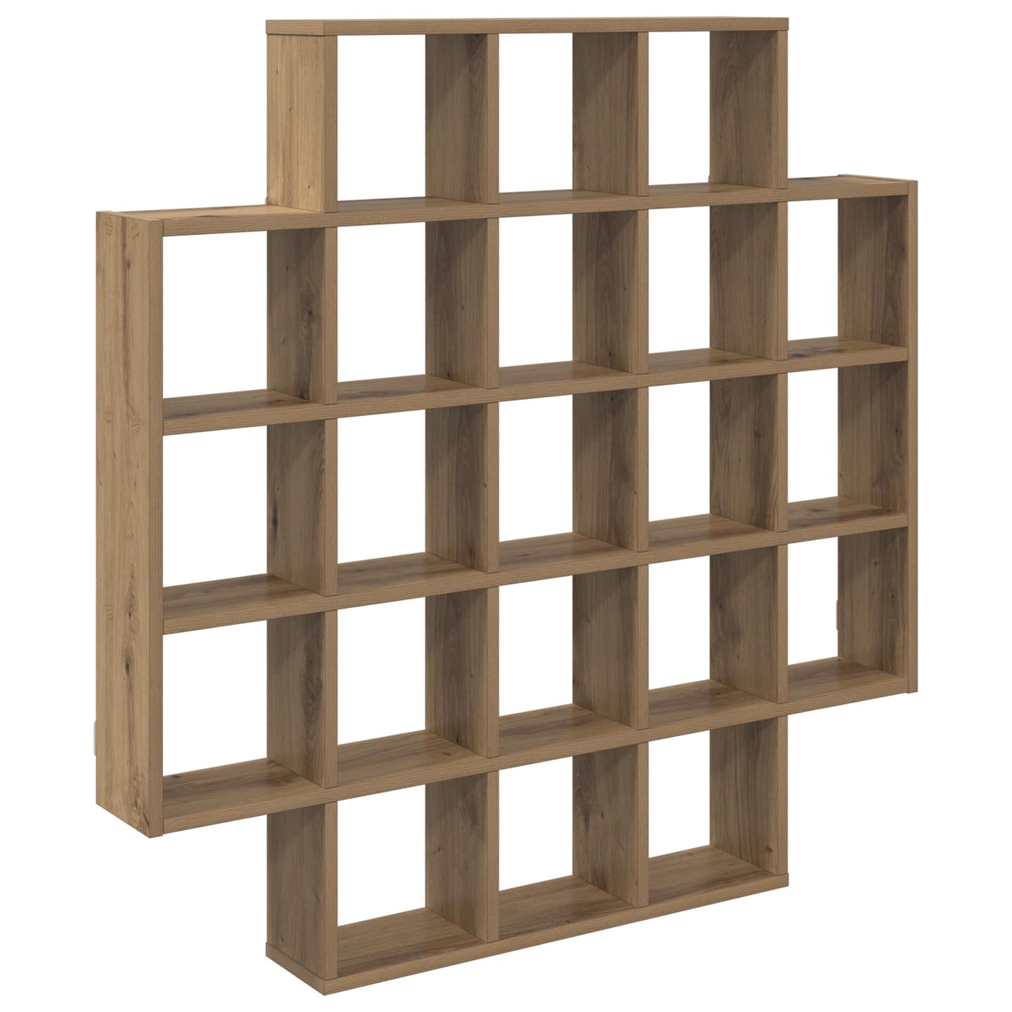 Wall Shelf Artisan Oak 100 x 13 x 100 cm Engineered Wood