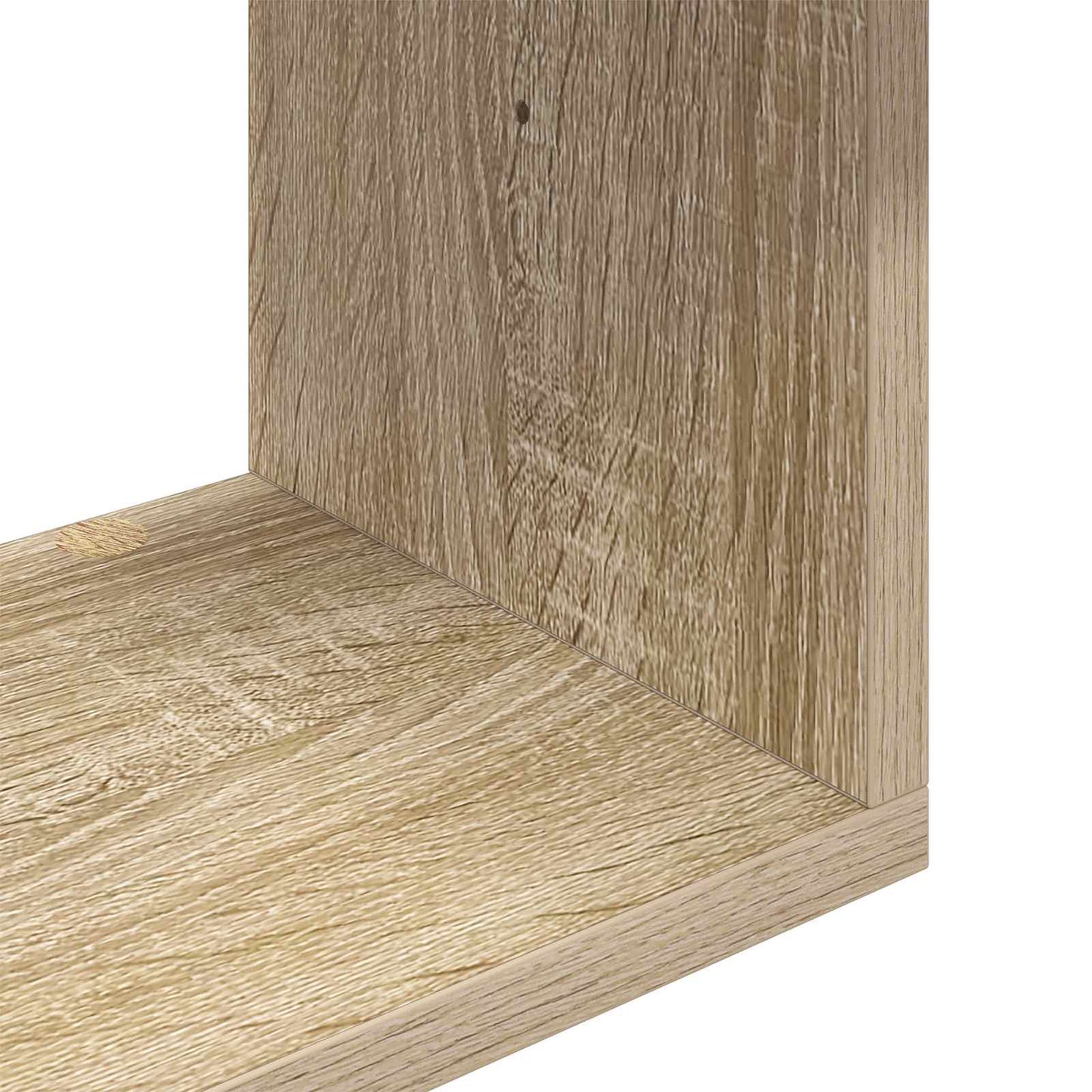 Wall Shelf Sonoma Oak 100 x 12 x 50.5 cm Engineered Wood