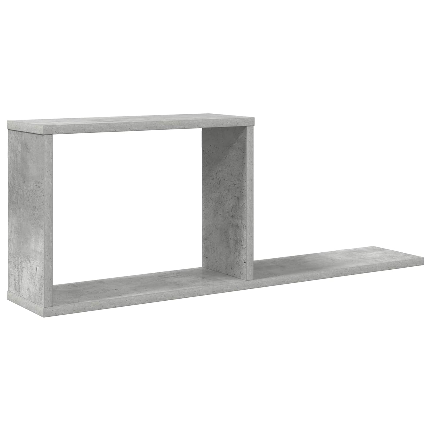 Floating Shelves Concrete Grey 80 x 15 x 30 cm Engineered Wood