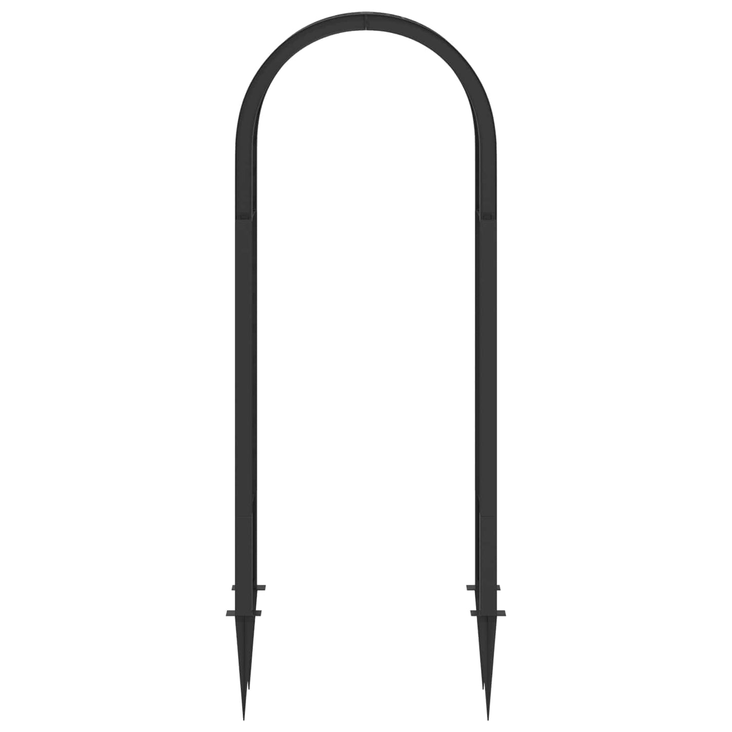 Rose Arch with Spikes PP Anthracite