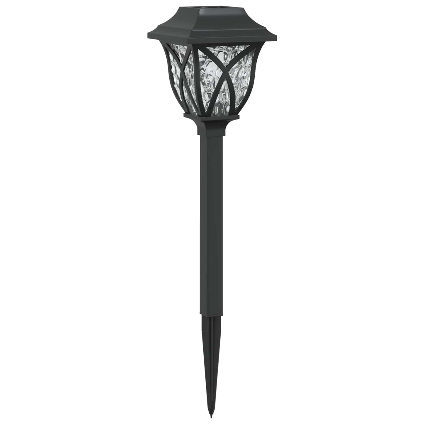 Outdoor Solar Lights with Ground Spike 6 pcs Warm White 42 cm