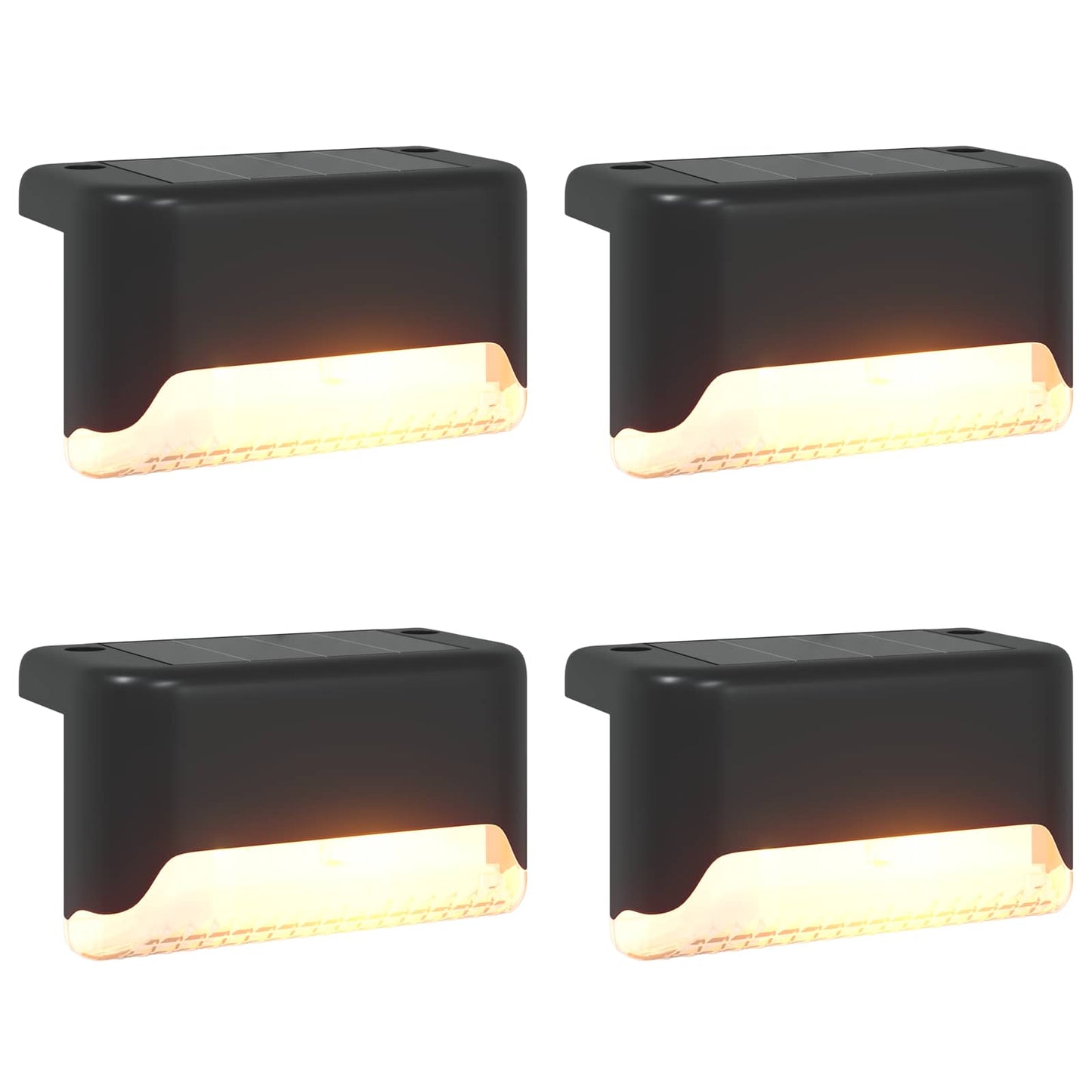 Outdoor Solar Lights with Ground Spike 4 pcs Warm White 4.5 cm